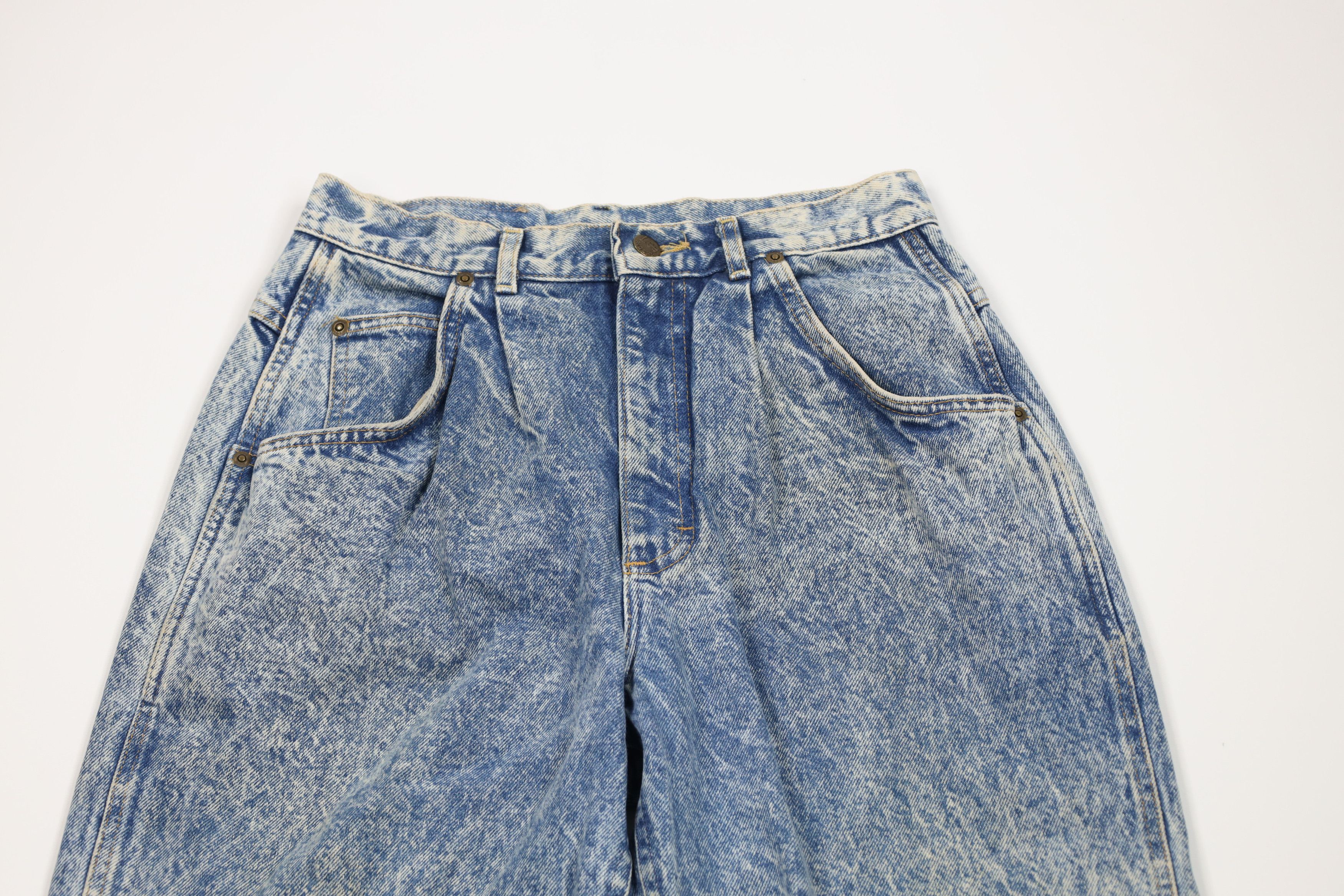 Lee Vintage 80s 90s Lee Skyriders Wash Tapered Leg Jeans USA Size 32" / US 10 / IT 46 - 2 Thumbnail