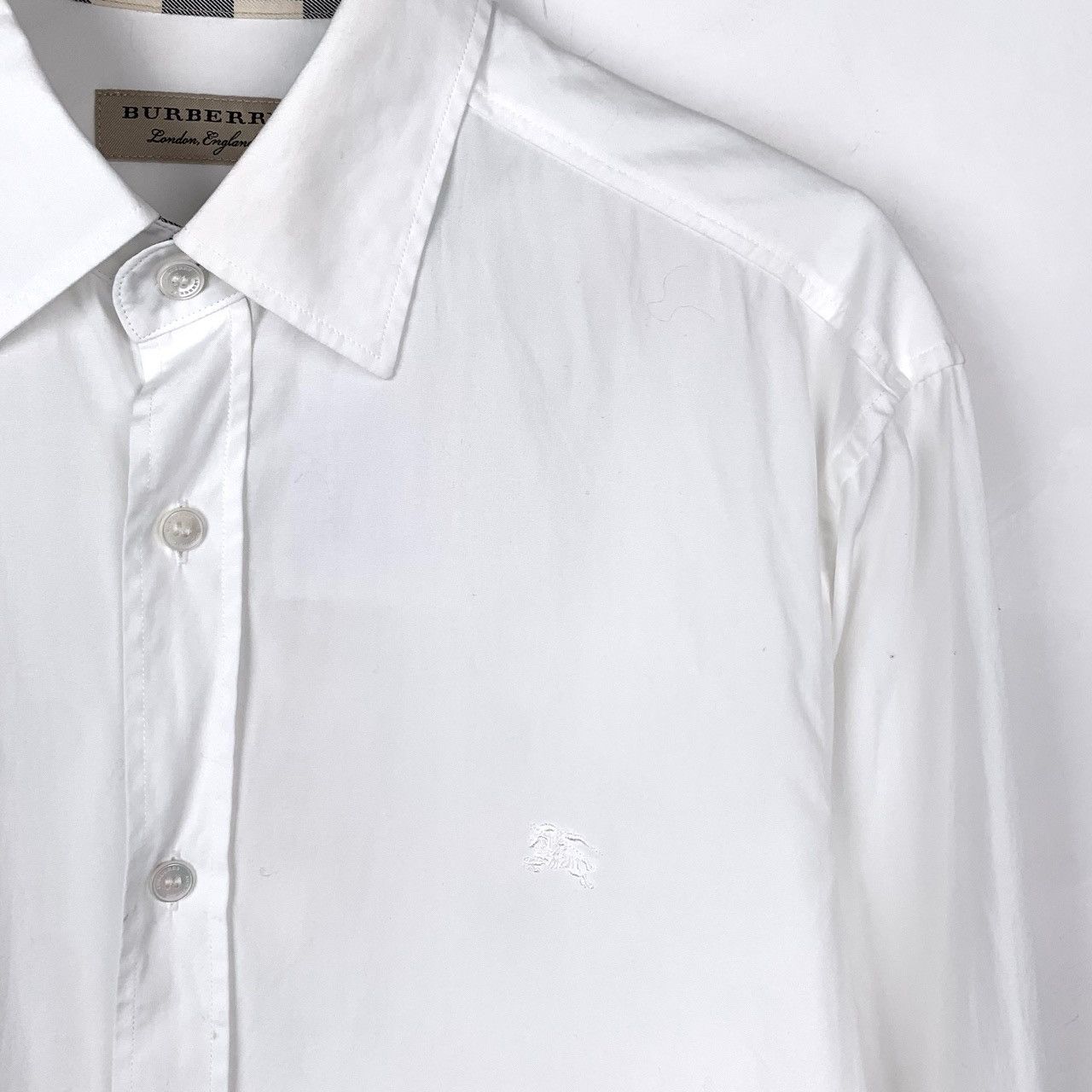 Burberry Burberry Shirt White Collared Shirt (Size S) Size US S / EU 44-46 / 1 - 7 Thumbnail