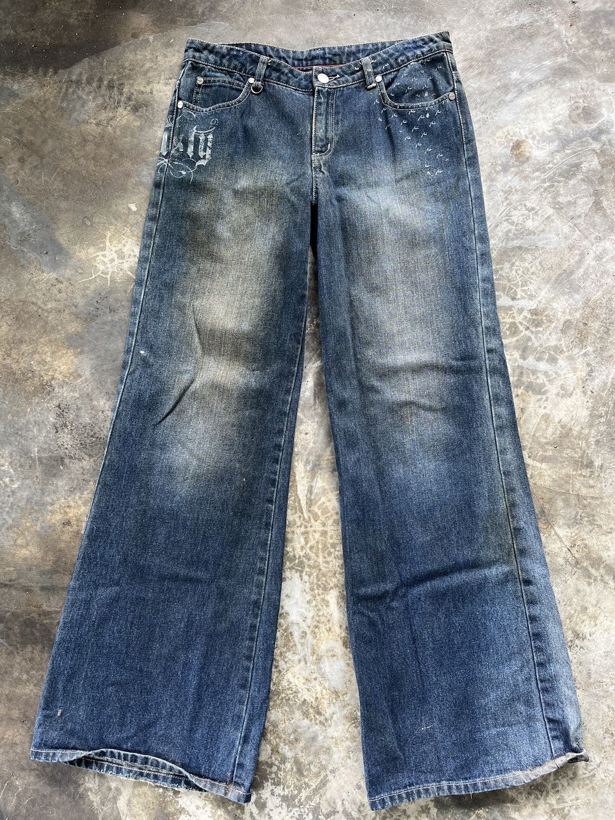 Rusty Baggy Rusty Denim Size US 31 - 18 Thumbnail