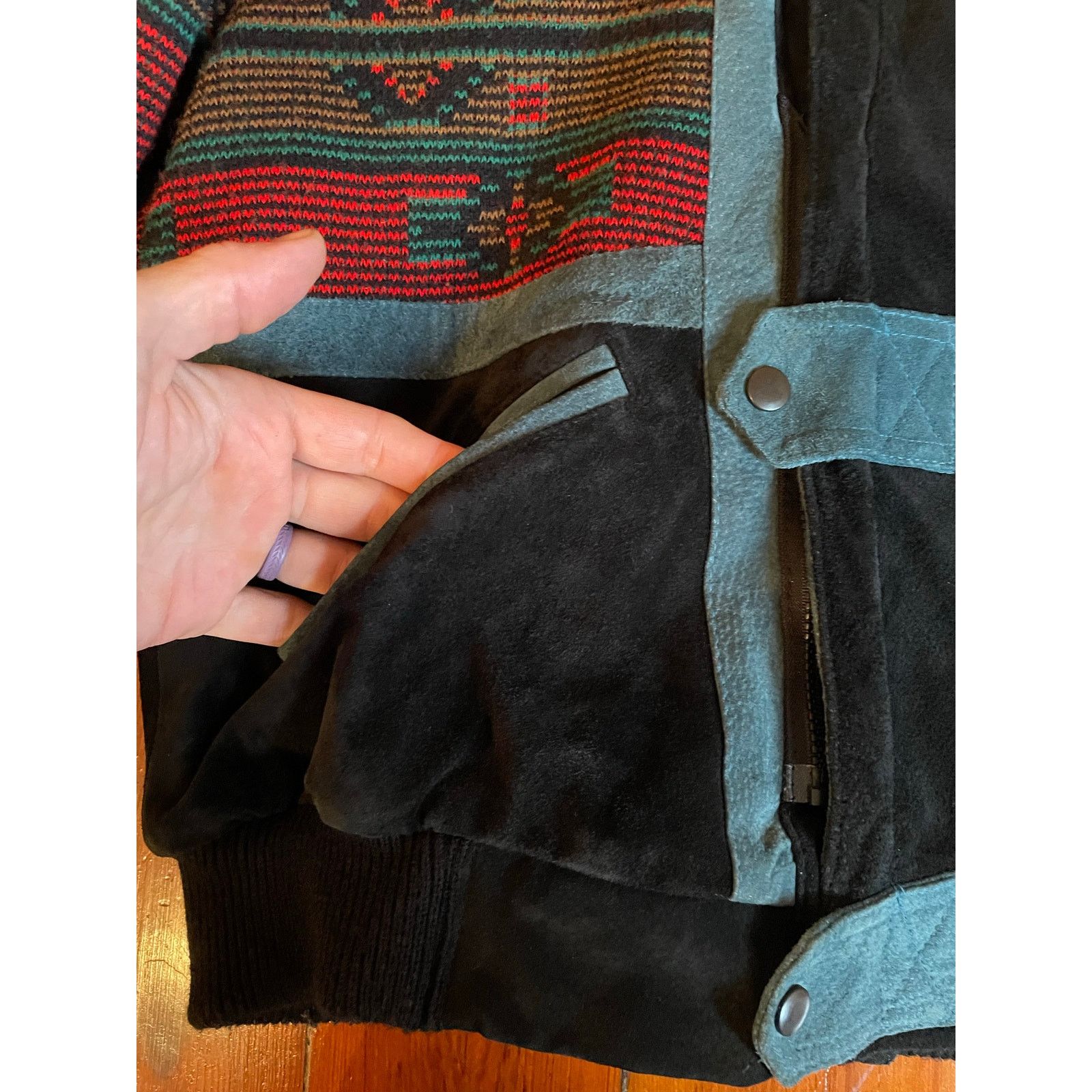 Scully Vintage Scully Southwestern Bomber Jacket L Suede Faux Fur Size US L / EU 52-54 / 3 - 11 Thumbnail