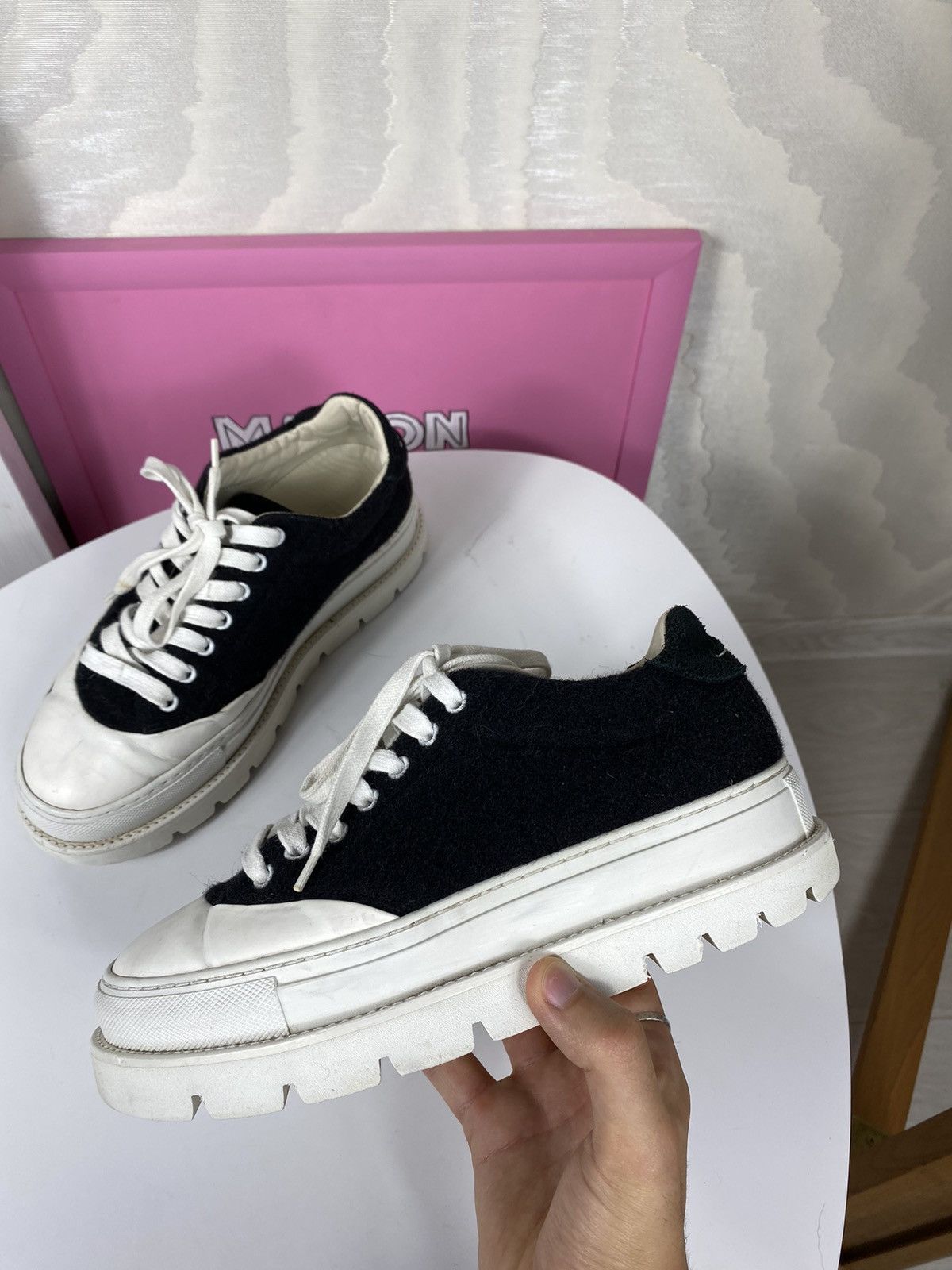 Maison Margiela MM6 Maison Margiela Platform Ponyhair Size US 8 / IT 38 - 10 Thumbnail