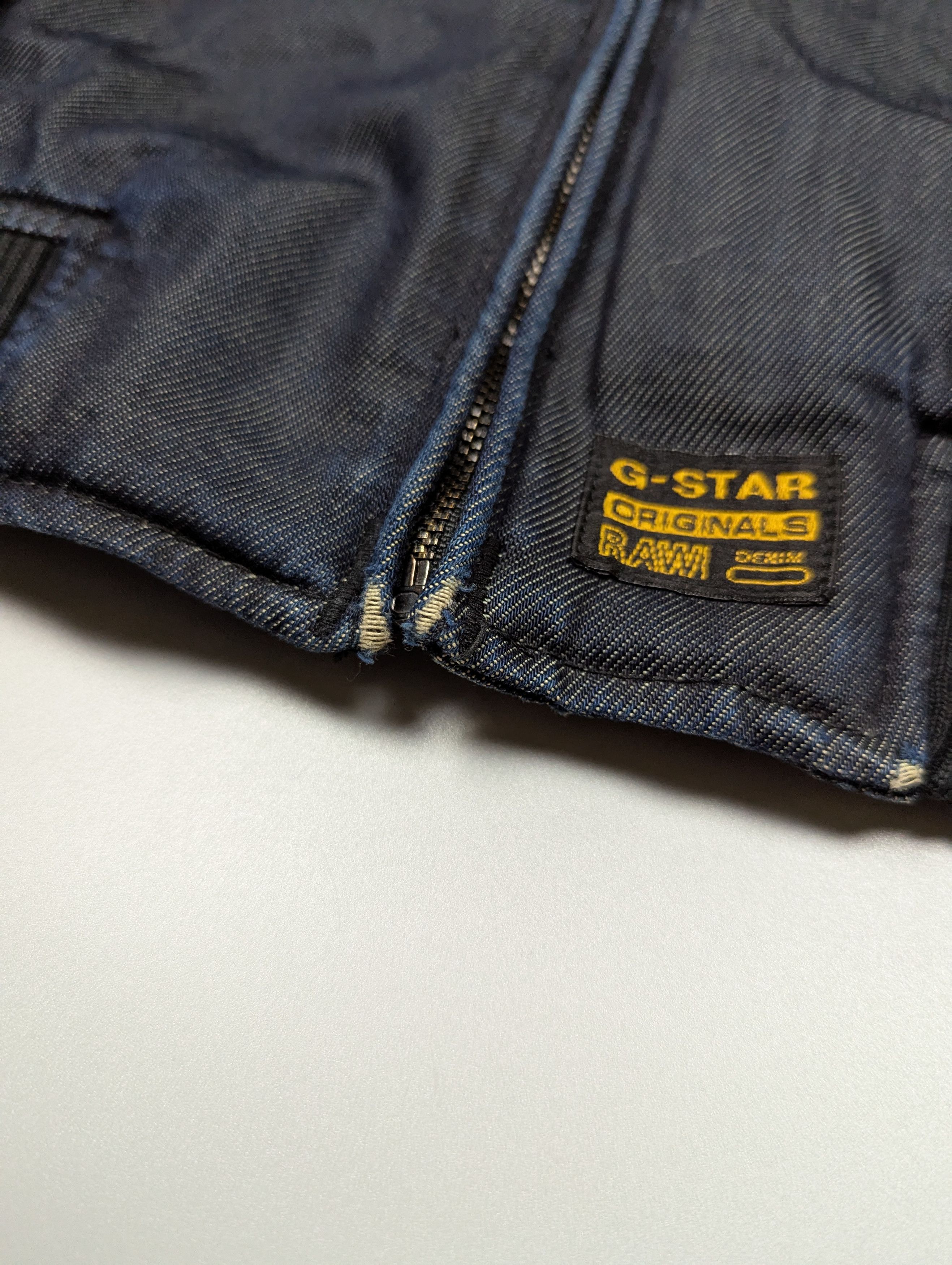G-Star × Vintage G-Star RAW Dawn Denim Jacket Womens Dark Blue FullZip Jacket Size XS / US 0-2 / IT 36-38 - 8 Thumbnail