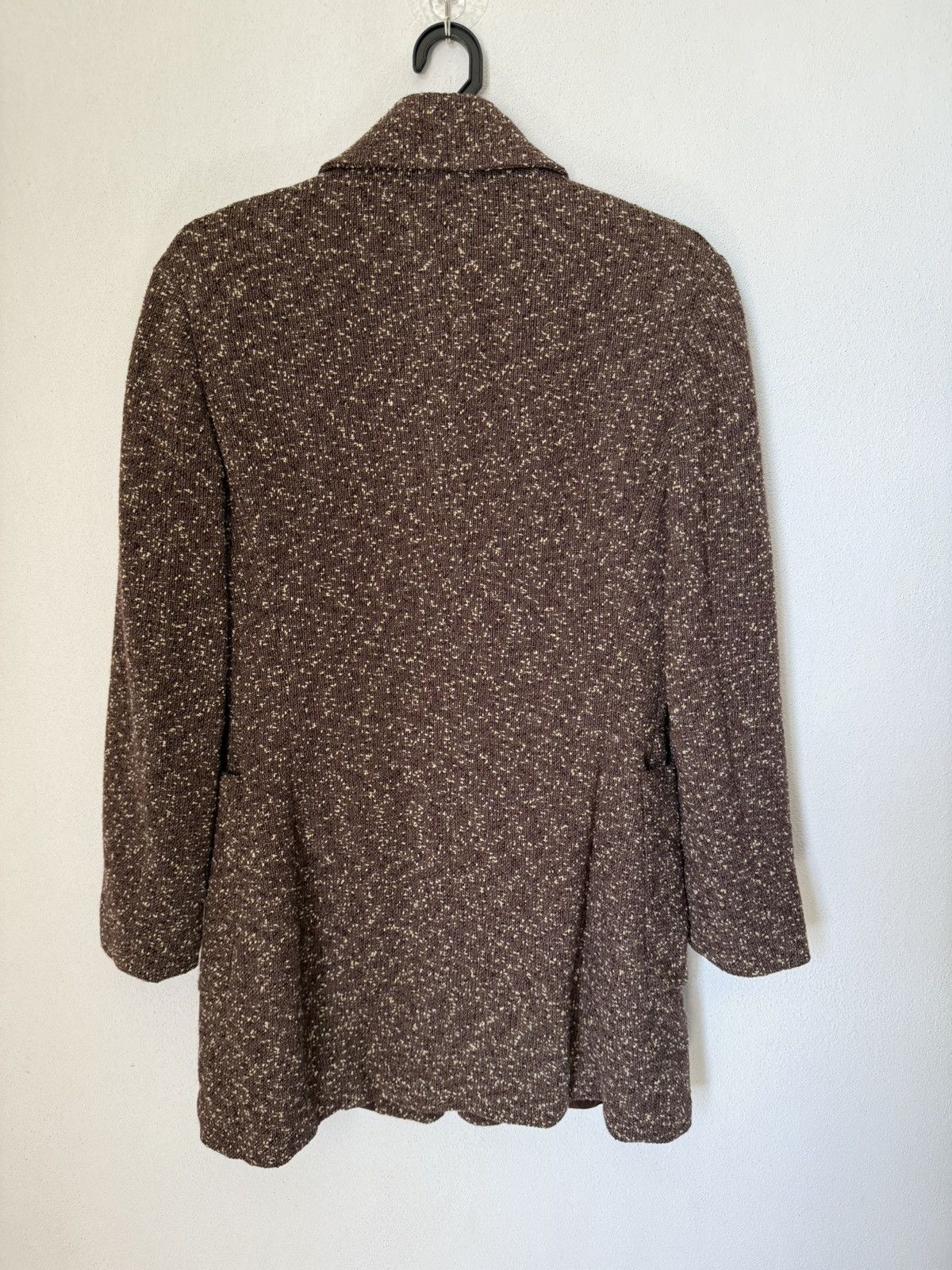 Fendi Autumn Whispers Vintage Fendi Tweed Coat Earthbound Elegance Size M / US 6-8 / IT 42-44 - 7 Thumbnail