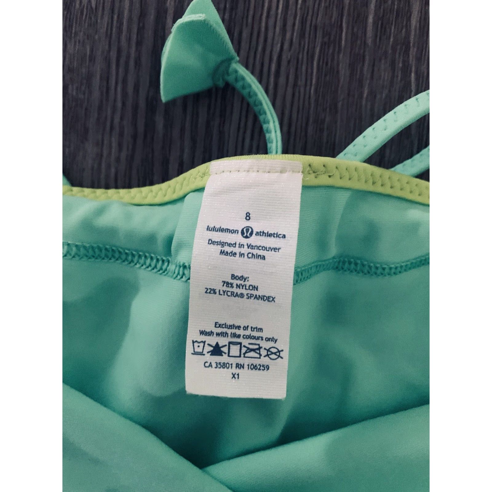 Lululemon Lululemon Women's 8 Dragon Lemon Lime Surf to Sand Hipster Bikini Bottoms Multicolor Hipster Swim Bottom" Size 30" / US 8 / IT 44 - 3 Thumbnail