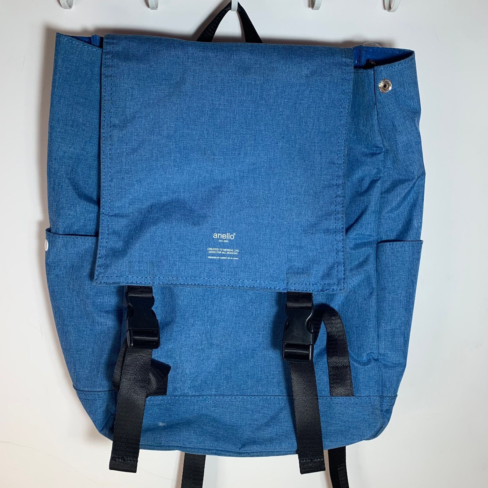 Other Anello High Density Mokucho Polyester in Blue Backpack Size ONE SIZE - 5 Thumbnail