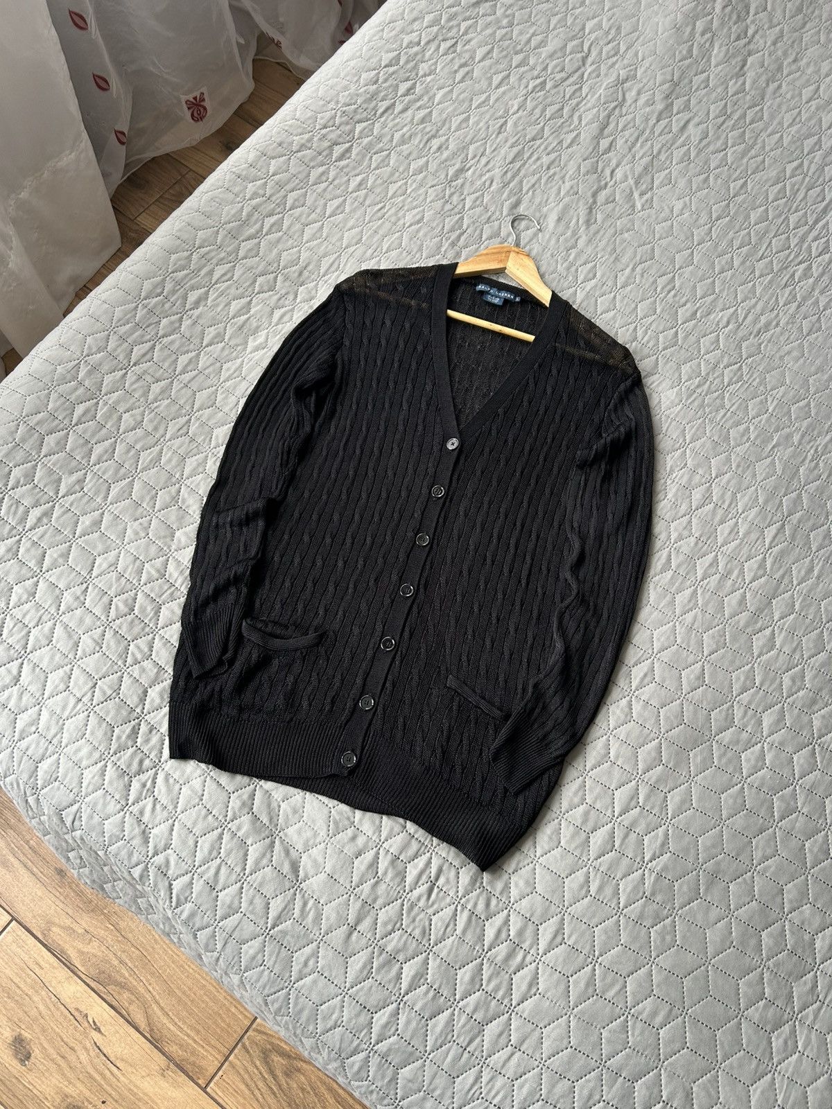 Polo Ralph Lauren Polo Ralph Lauren Vintage women's Viscose cardigan size L Size L / US 10 / IT 46 - 1 Thumbnail