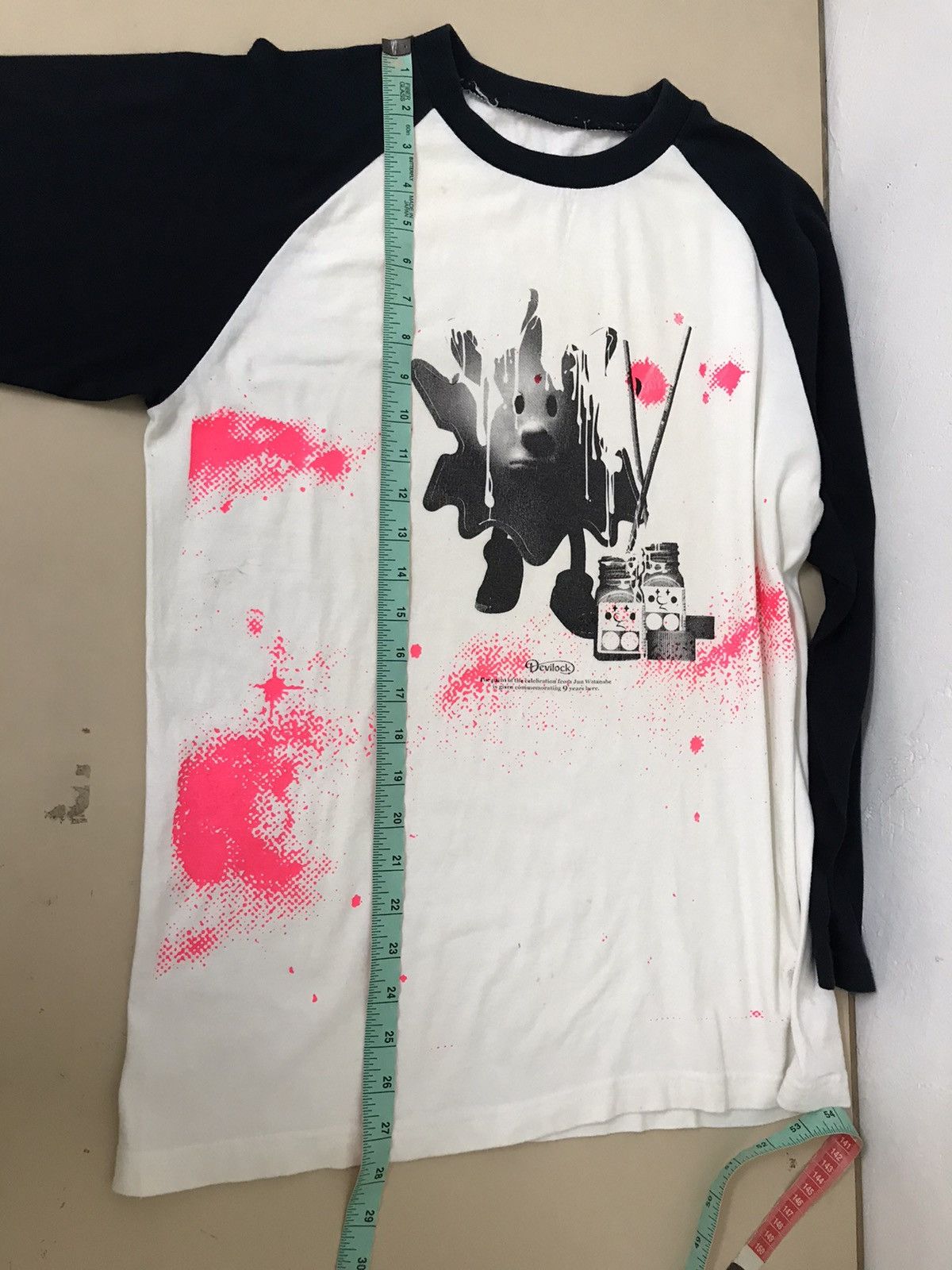 Devilock Vintage Devilock x Jun Watanabe Raglan T-Shirt Size US M / EU 48-50 / 2 - 10 Thumbnail
