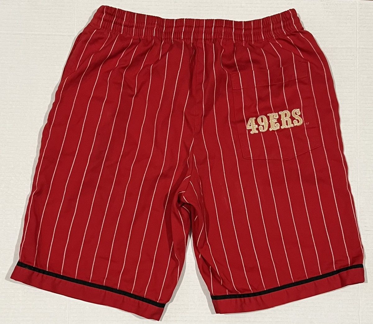 Starter Vintage Rare 90s San Francisco 49ers Starter Shorts Nfl Red Size US 33 - 2 Thumbnail