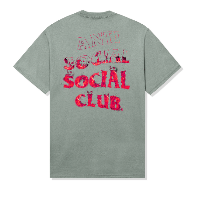 Anti Social Social Club Anti Social Social Club Fire Inside Tee Sage ASSC DS New Size US XXL / EU 58 / 5 - 1 Thumbnail