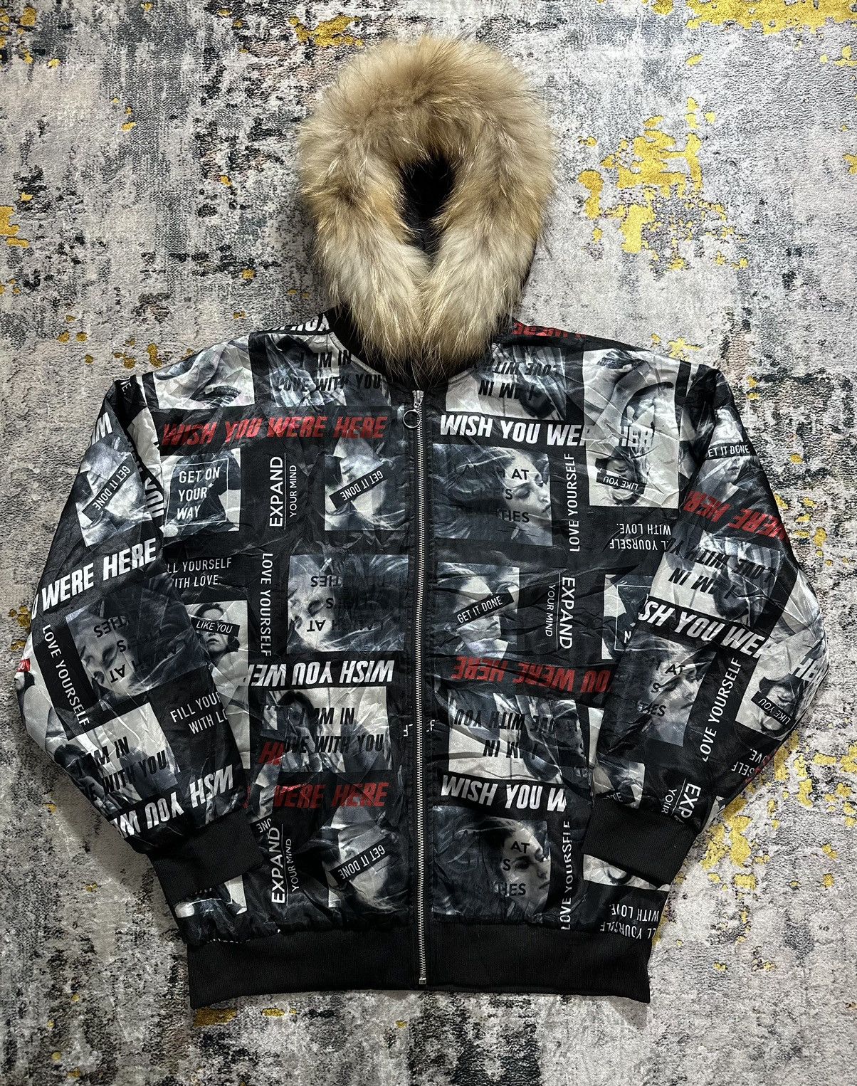 Hysteric Glamour LEAHMATIN ALL OVER PRINTED BIG SIZE FUR ZIP HOODIE LGB STYLE Size US XL / EU 56 / 4 - 1 Thumbnail