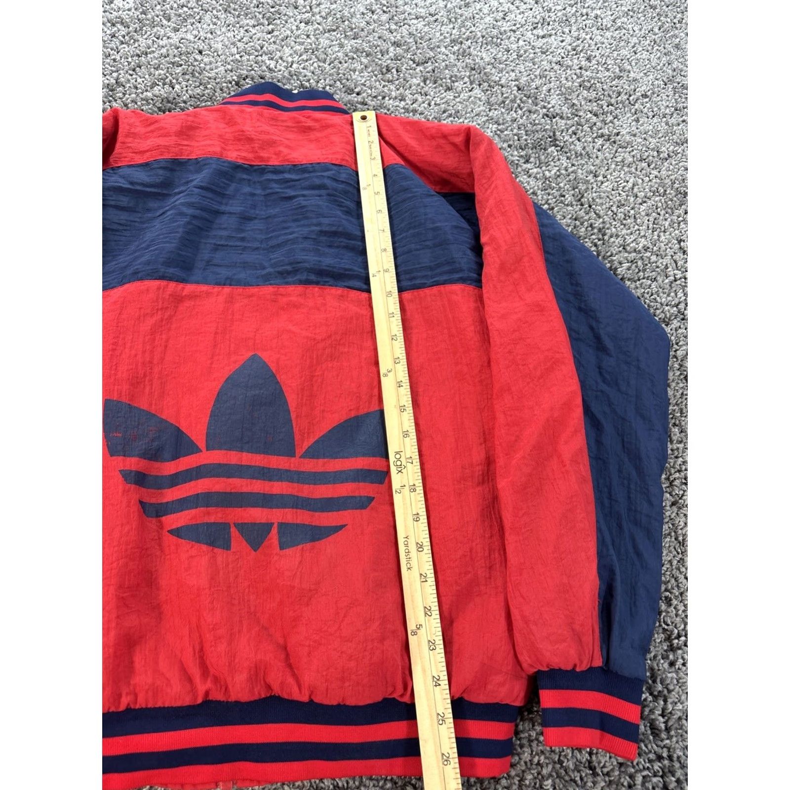 Adidas VINTAGE adidas Track Jacket Mens S Full Zip Red Blue Trefoil 80s Sports Size US S / EU 44-46 / 1 - 2 Thumbnail