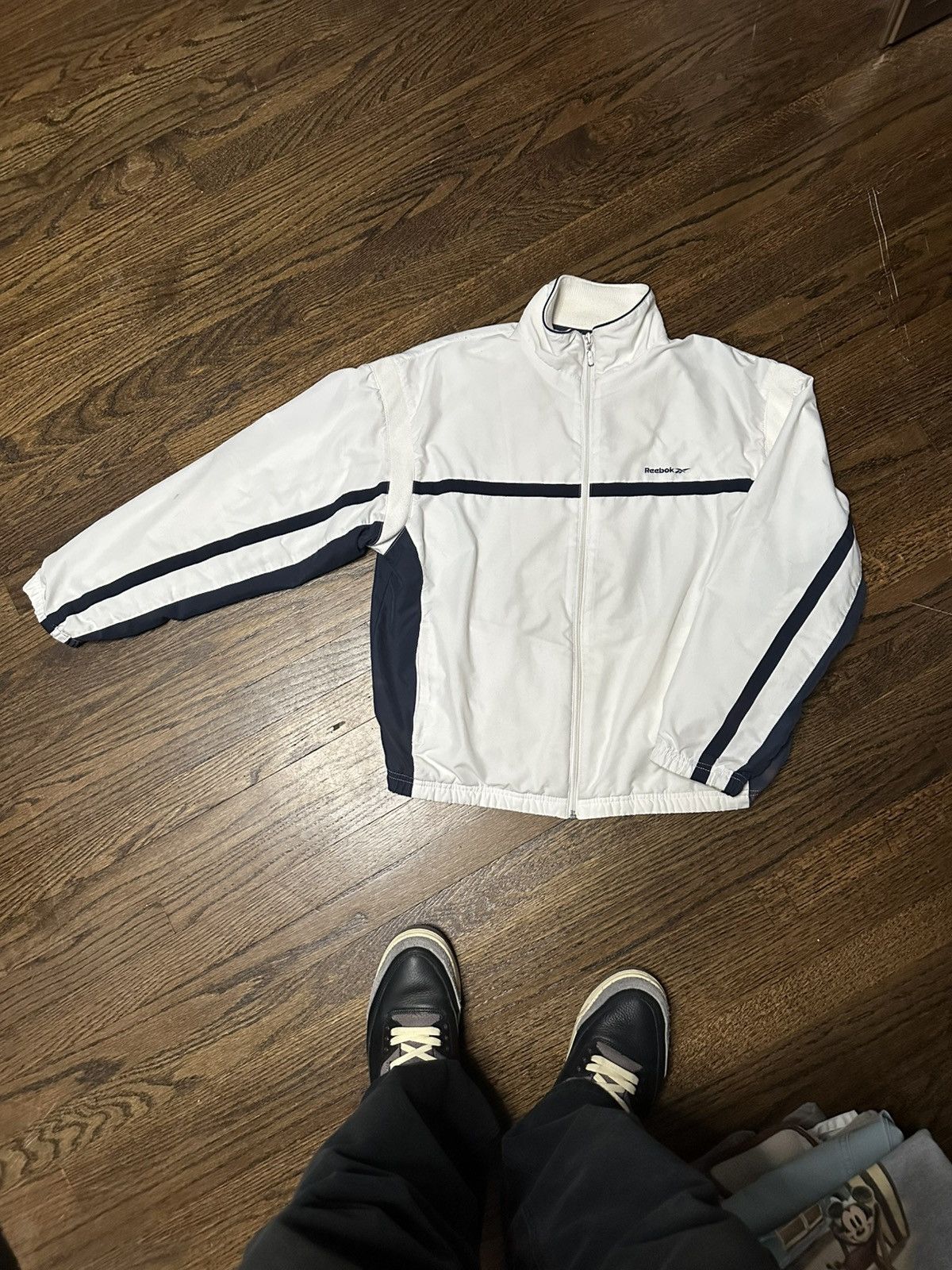 Reebok × Vetements SS17 Vetements Reebok Chav Track Jacket Cream