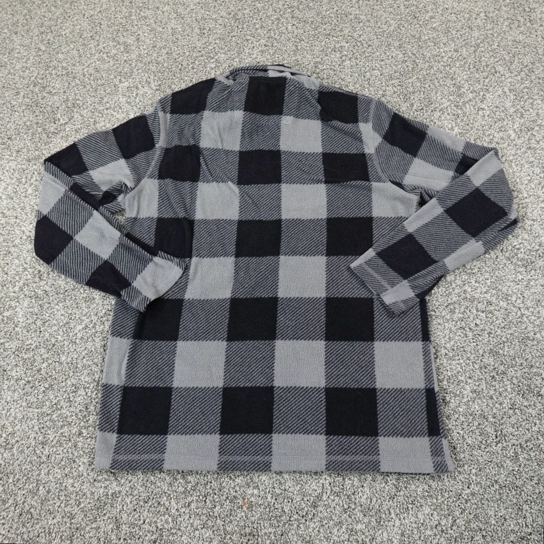 Polo Ralph Lauren Ralph Lauren Chaps Sweater Mens M Gray Black Fleece Pullover Zip Sweatshirt Size US M / EU 48-50 / 2 - 6 Thumbnail