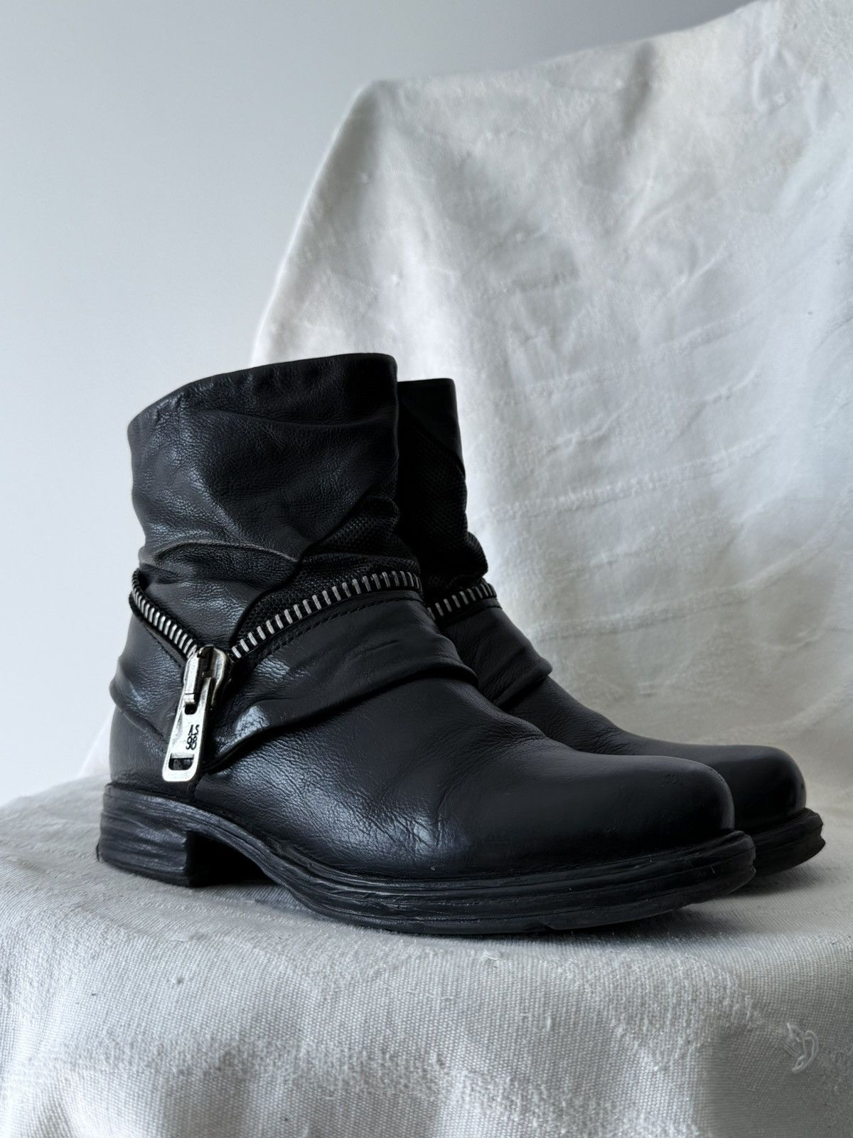 A.S.98 Avant Garde A.S. 98 14th Addiction Style Leather Boots Size US 5 / EU 37 - 4 Thumbnail
