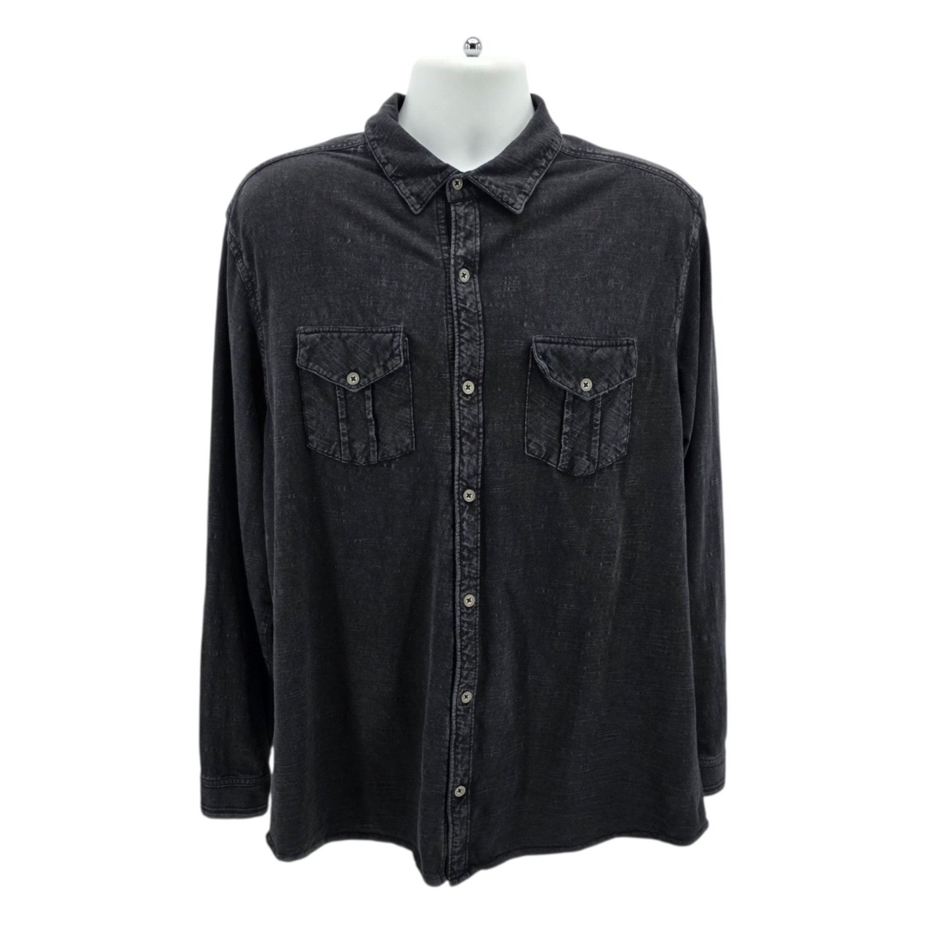 Carbon2Cobalt Carbon2Cobalt Mens Medium Shirt Relaxed Fit Distressed Size US M / EU 48-50 / 2 - 2 Thumbnail