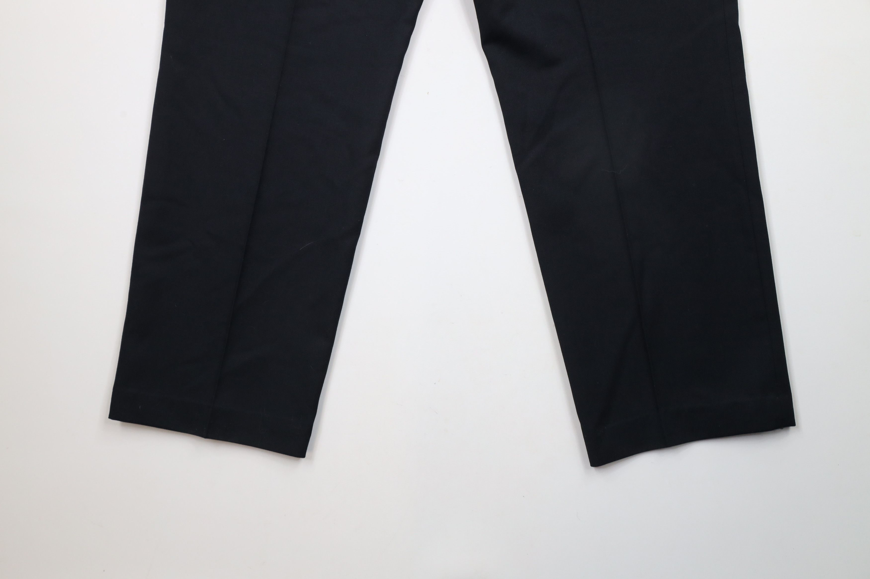 Vintage Vintage 90s Streetwear Pleated Chino Pants Trousers Black Size US 34 / EU 50 - 12 Thumbnail
