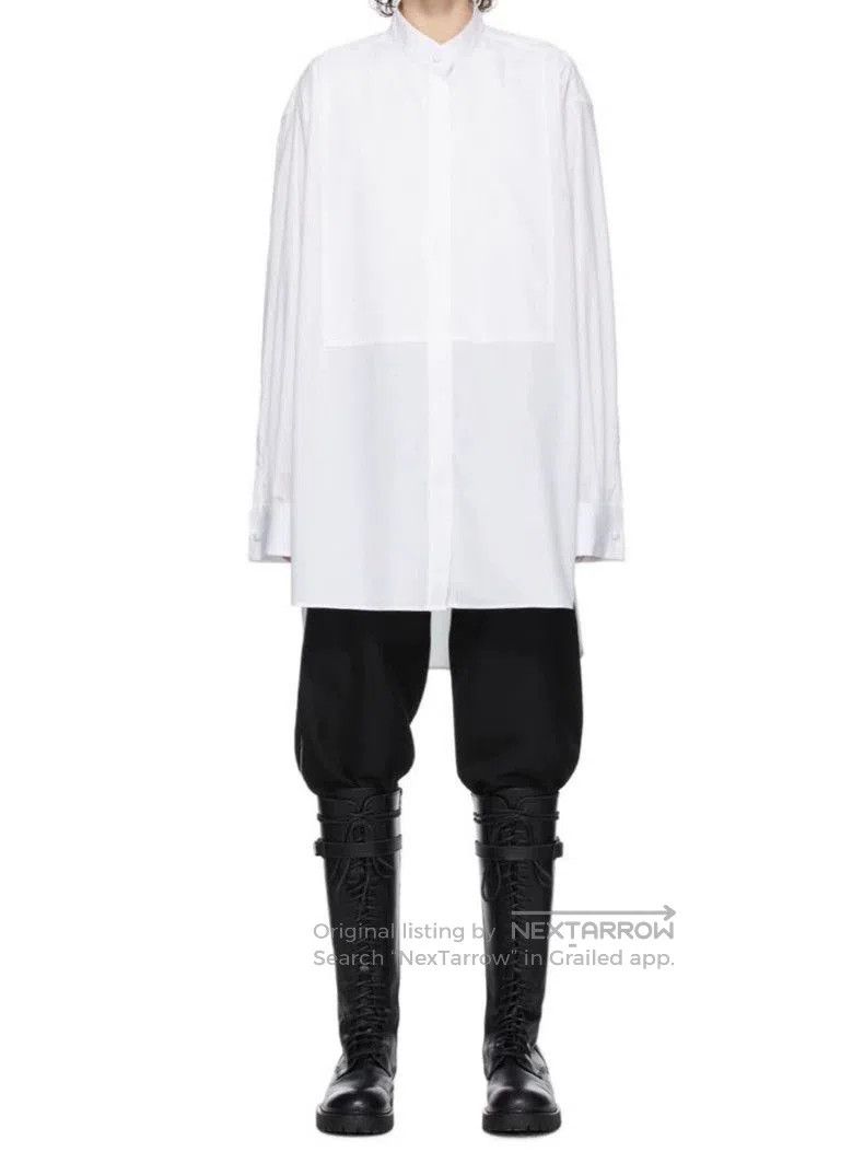 Ann Demeulemeester White Long Shirt.