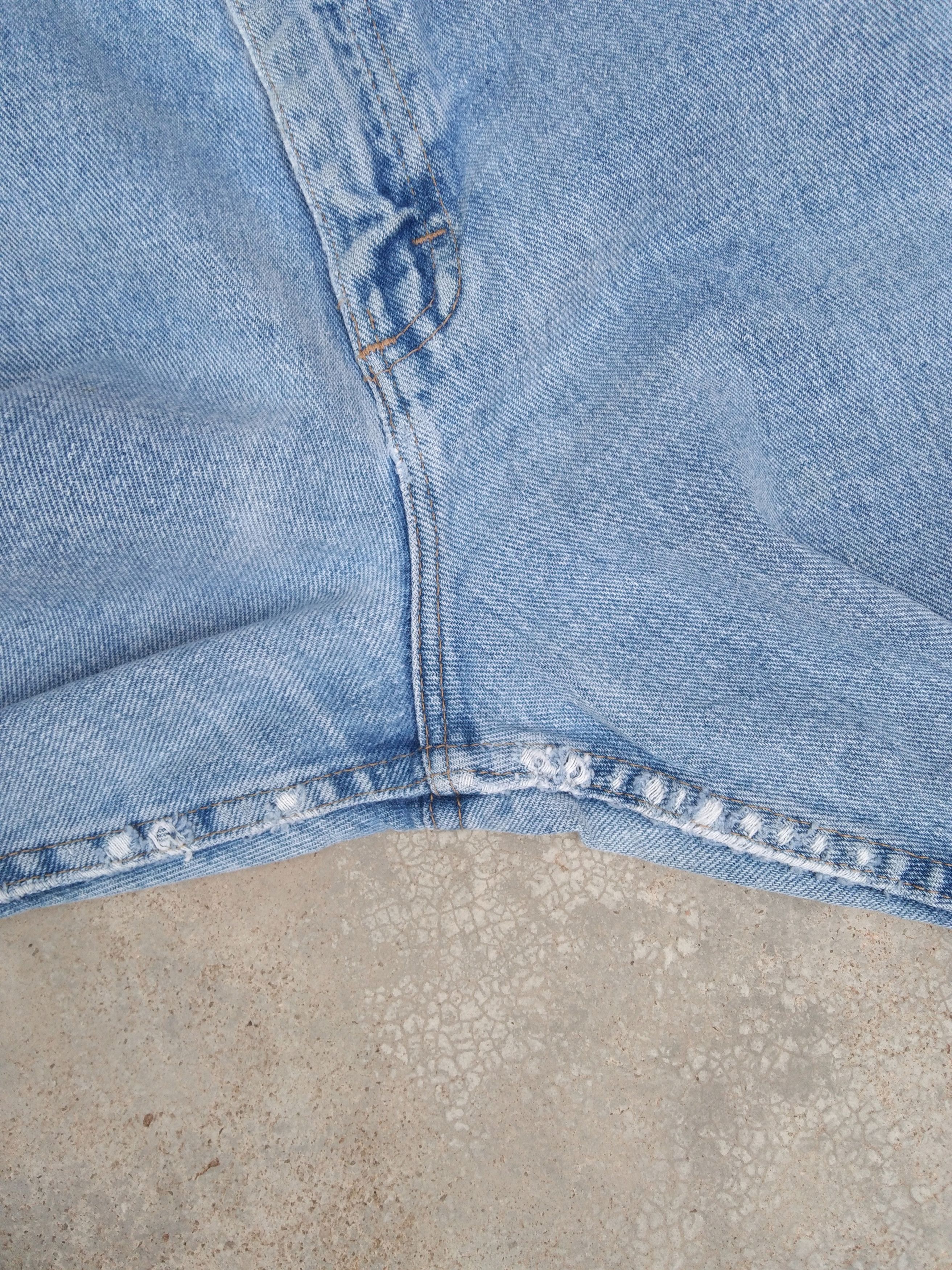 Wrangler Vintage Faded Blue Wrangler Baggy Jeans 38x30 Size US 38 / EU 54 - 4 Thumbnail