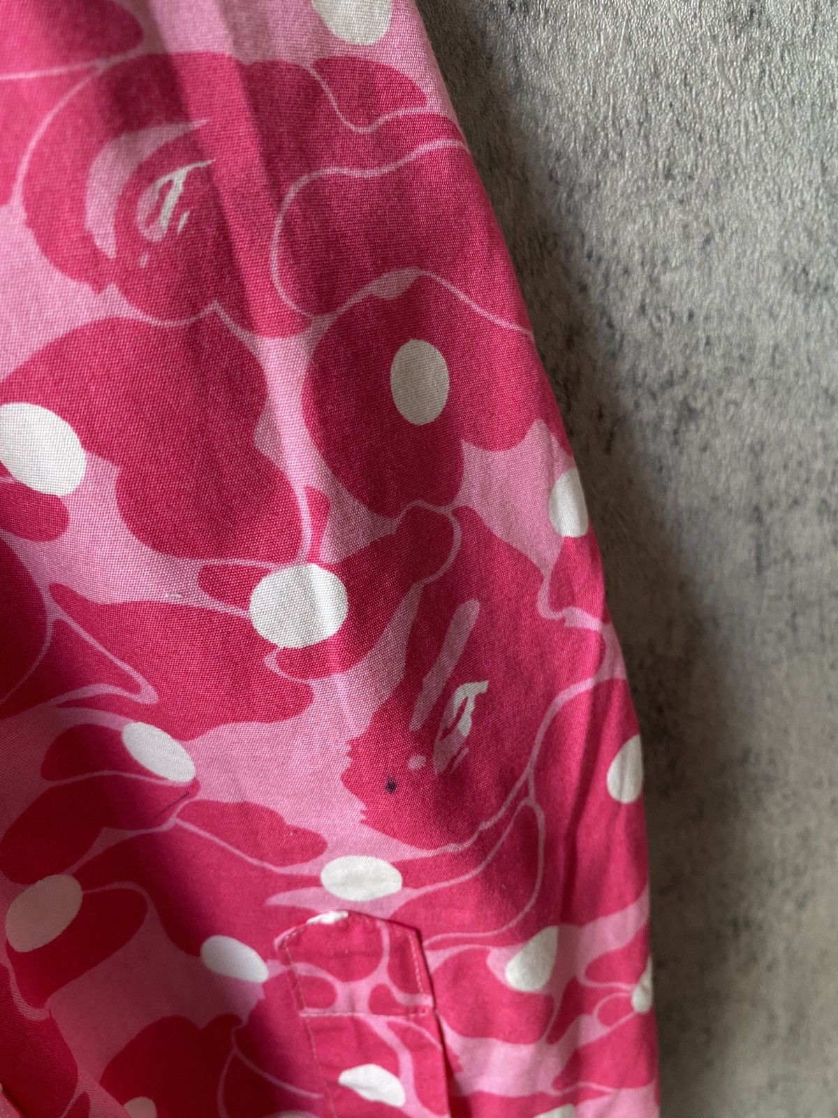 Bape Bape ABC Camo Pink Button Up Shirt Size S / US 4 / IT 40 - 10 Thumbnail