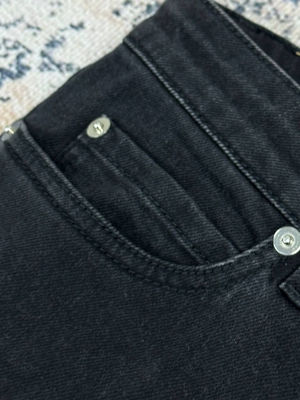 Christopher Kane Christopher Kane Black Denim Avant Garde Jeans Size US 32 / EU 48 - 7 Thumbnail