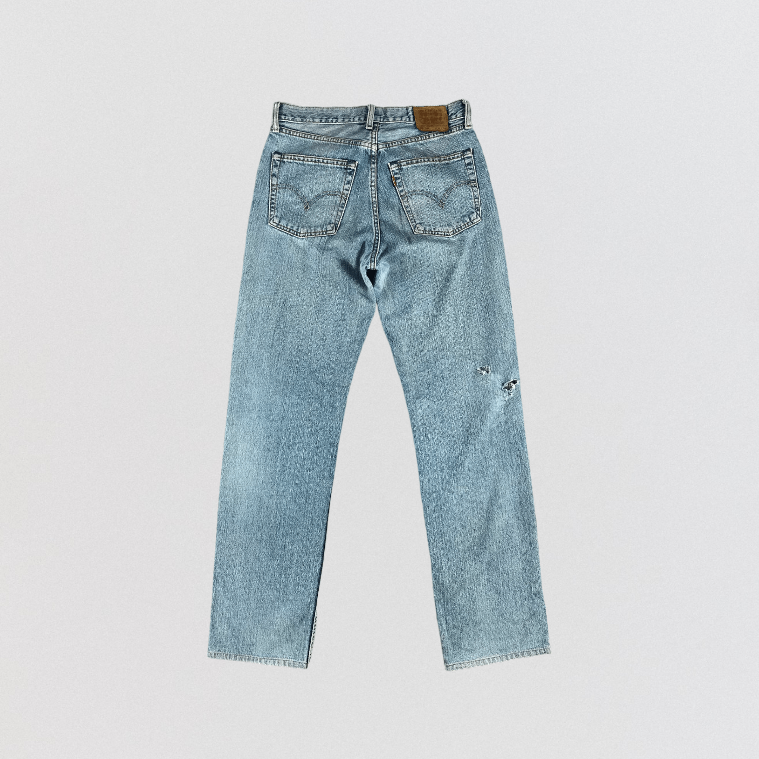 Levi's × Vintage Vintage Light Wash Levis 502 Jeans-JM2728 Size US 31 - 2 Thumbnail