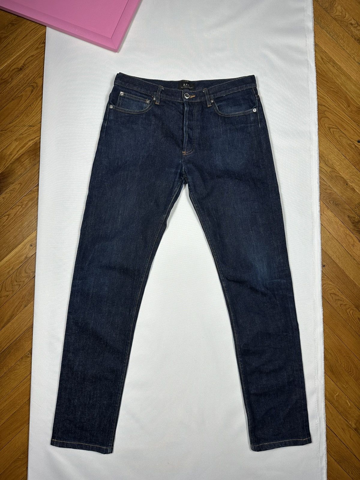 A.P.C. APC Jeans Pants Petit New Standard Classic Basic Denim Size 27" / US 4 / IT 40 - 3 Thumbnail