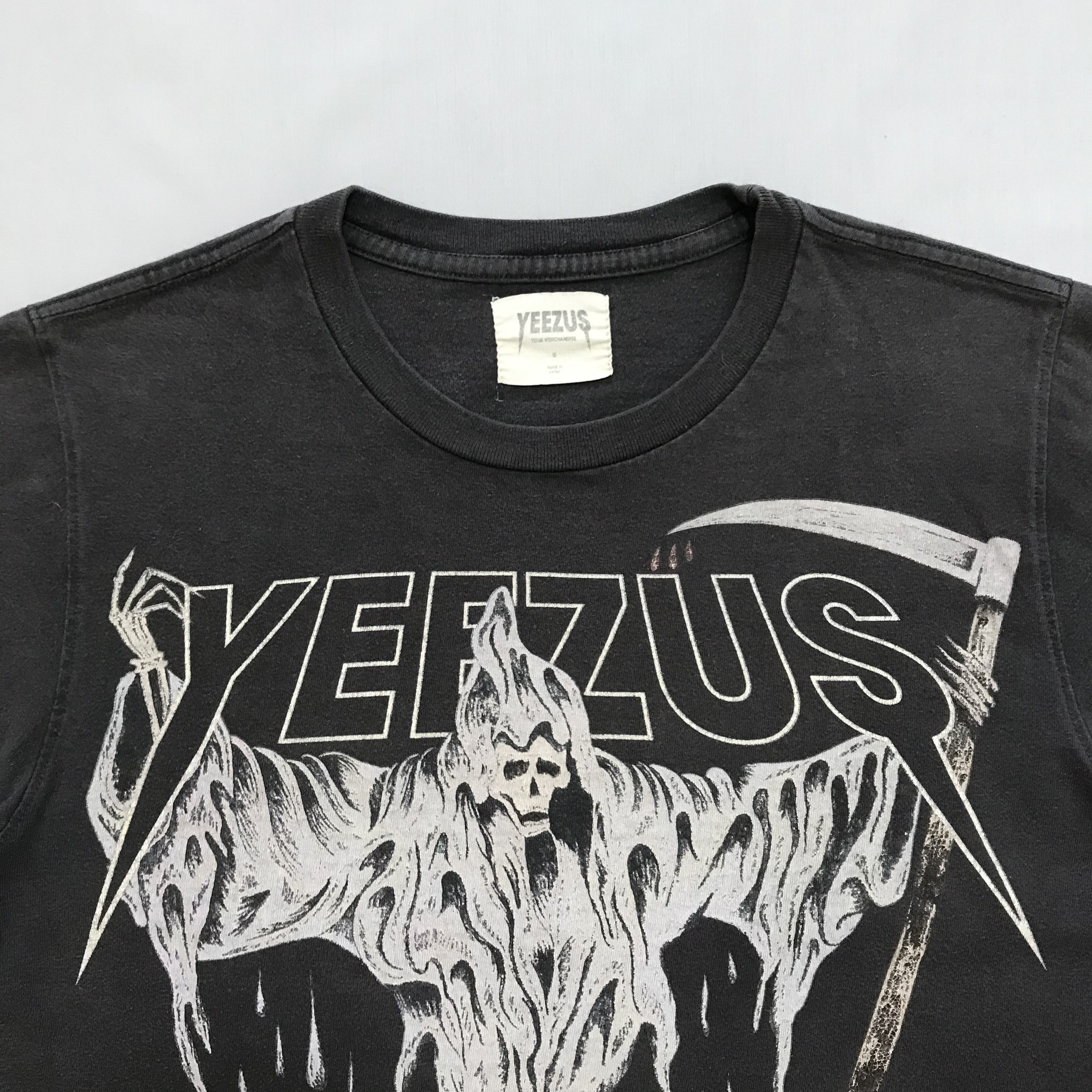 Kanye West KANYE WEST YEEZUS Tour T-Shirt Reaper Skull Tee Death Ghost Size US S / EU 44-46 / 1 - 4 Thumbnail