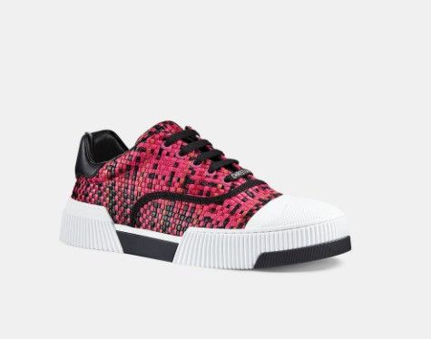 Dior o1w1db11224 D-Smash Sneakers in Fuchsia & Black Size US 7 / IT 37 - 2 Thumbnail