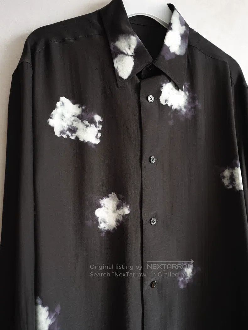 Yohji Yamamoto YOHJI YAMAMOTO Cloud Print Silk Shirt Size US M / EU 48-50 / 2 - 4 Thumbnail