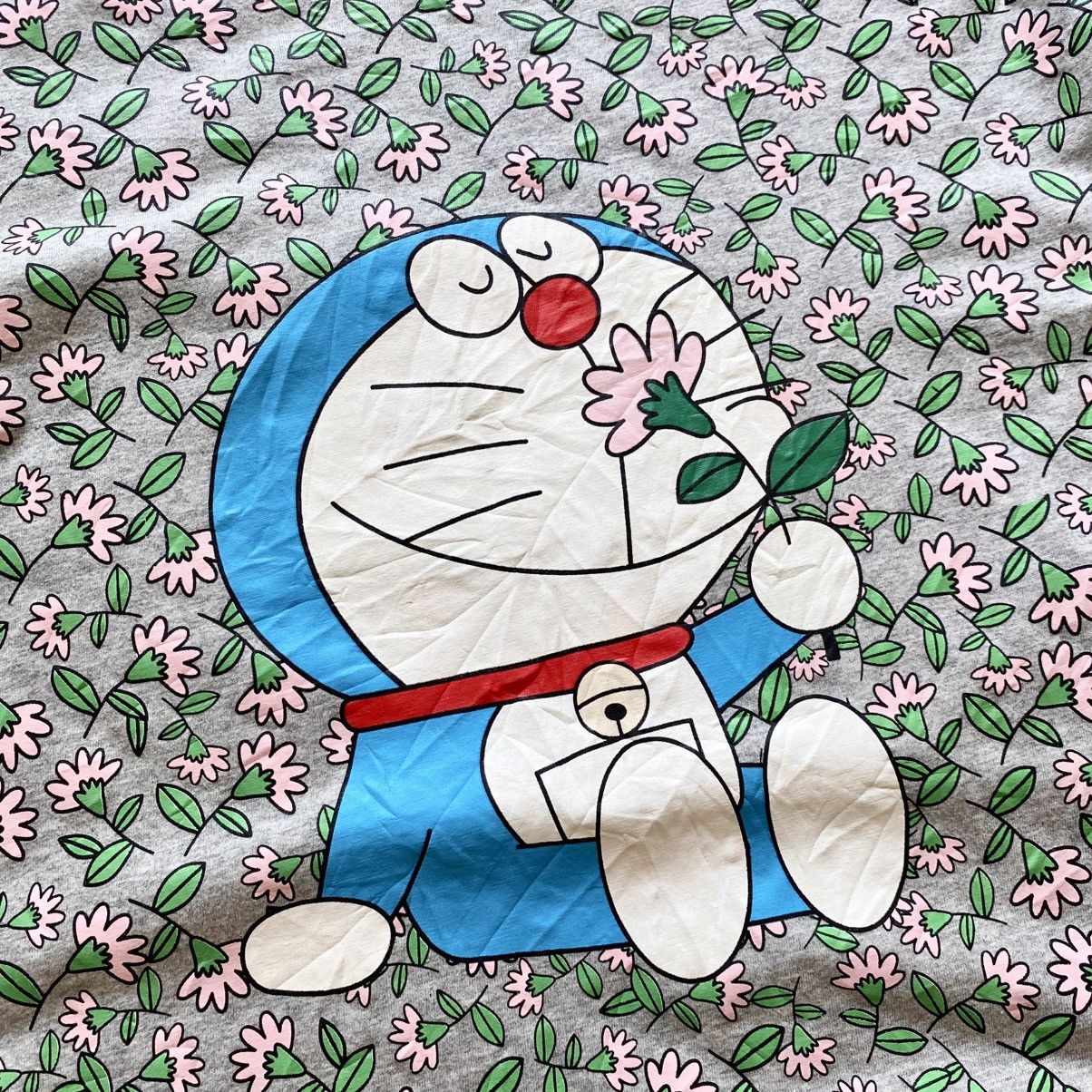 Other Doraemon All Over Print Big Logo T-Shirt Gucci Style Tee Y2K Size US L / EU 52-54 / 3 - 3 Thumbnail