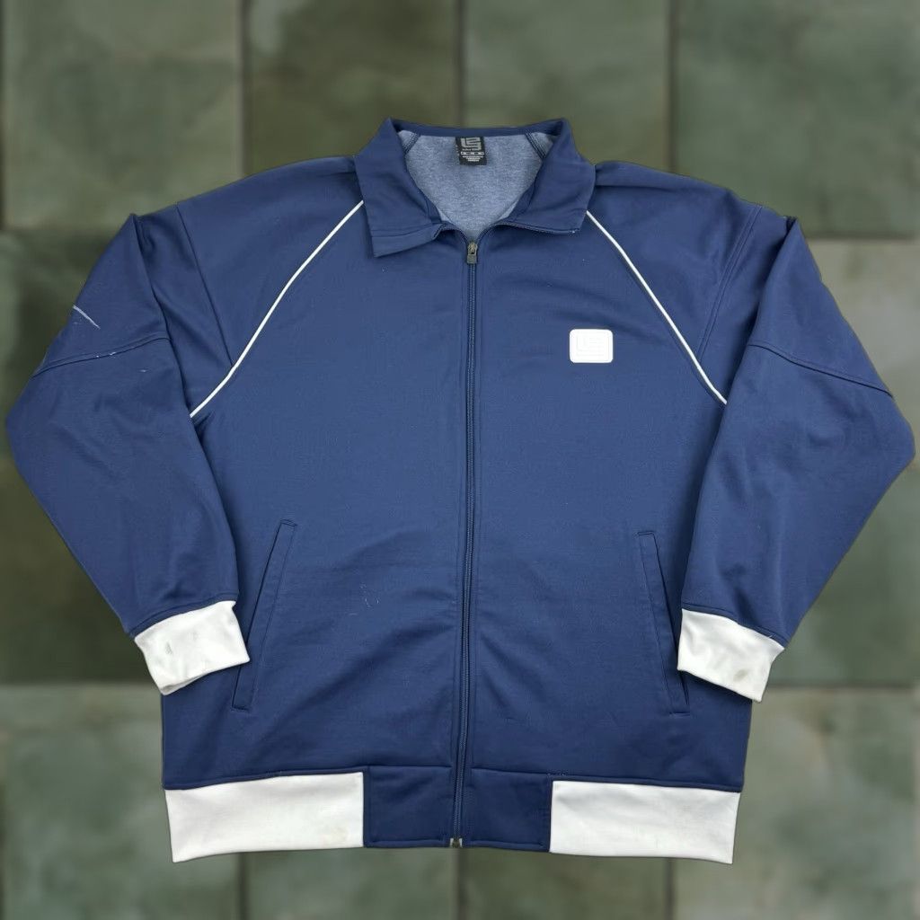 Nike VINTAGE Nike Lebron James Track Jacket Men XL Blue Sports Basketball Nike Lebron James Track Jacket XL Blue Mens Size US XL / EU 56 / 4 - 1 Thumbnail