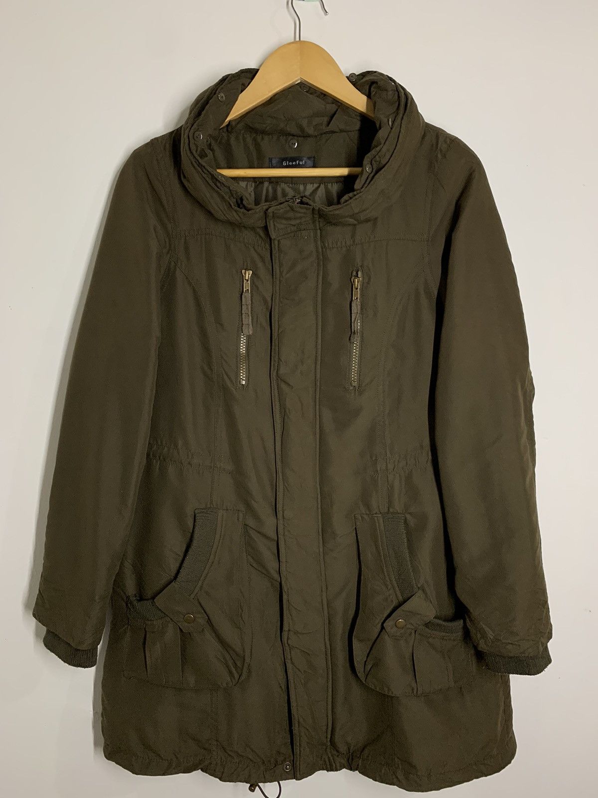 Japanese Brand × Vintage Vintage Gleeful Parka Hoodie Jacket Size US M / EU 48-50 / 2 - 1 Thumbnail