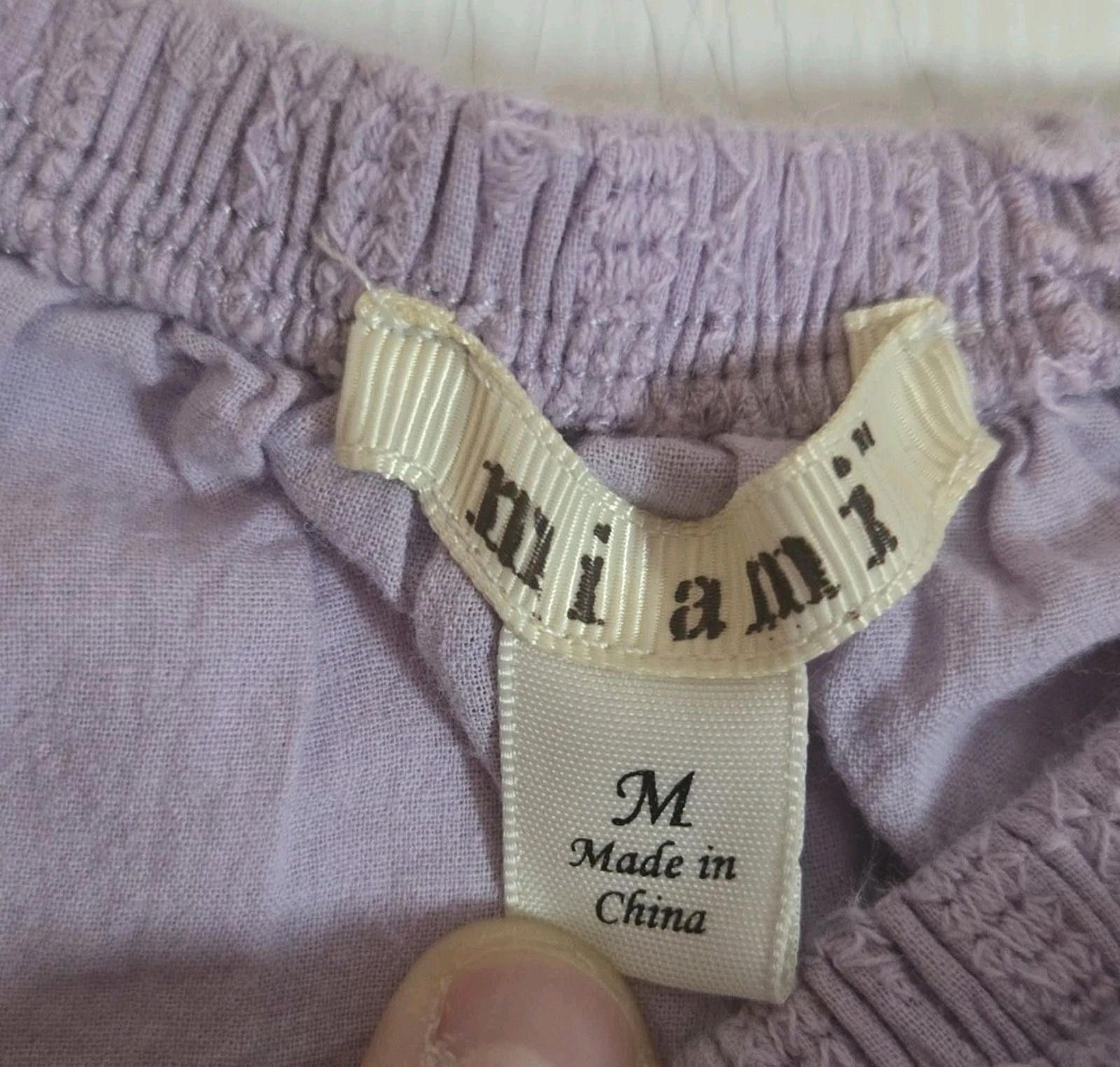 Other Lot Of 2 Crop Tops Lavender Neon Pink Miami Medium LA Tees L Size M / US 6-8 / IT 42-44 - 6 Thumbnail