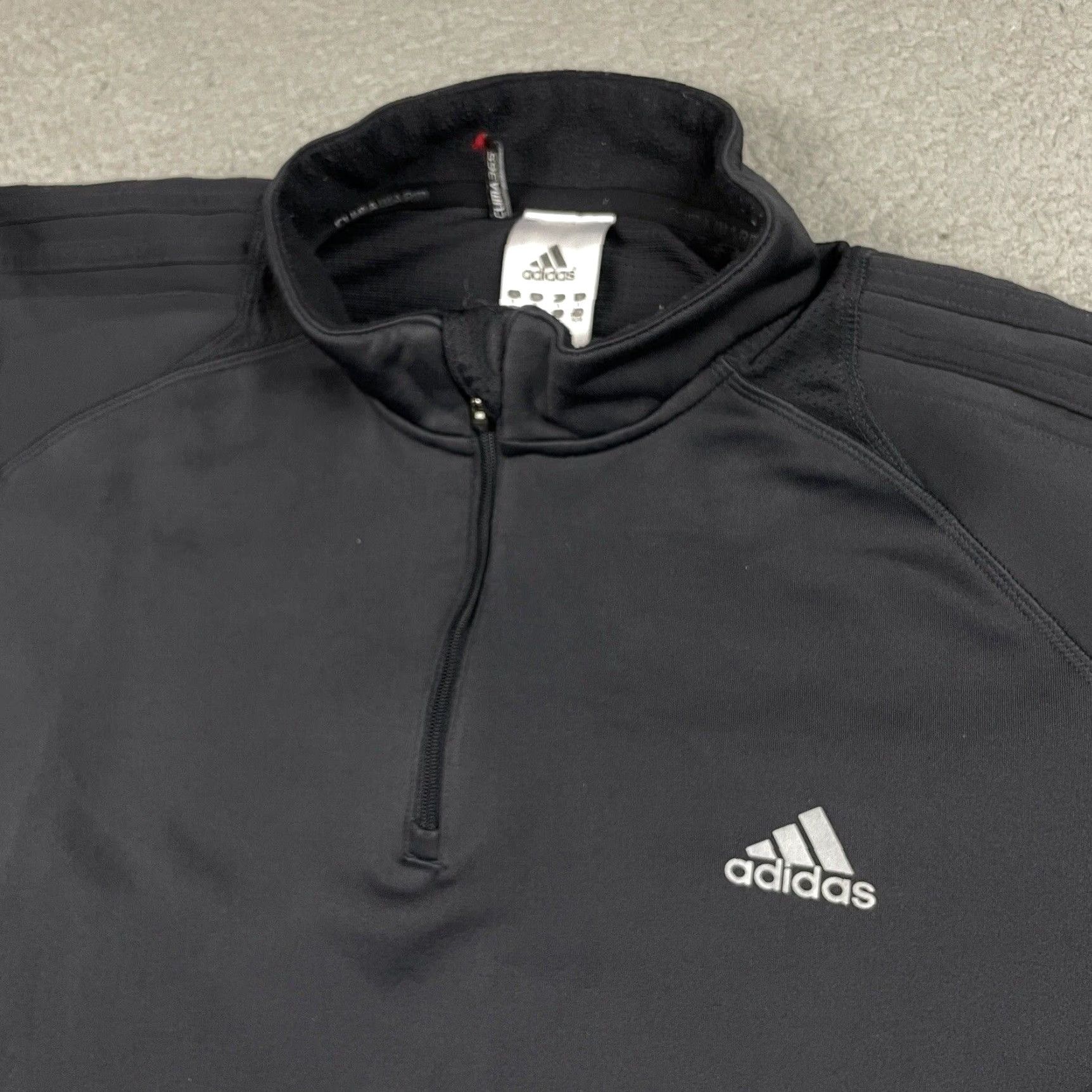 Adidas Adidas Windbreaker Jacket XL Black Response Climate365 Clima365 Full Zip Men Regular Long Sleeve Shirt? Size US XL / EU 56 / 4 - 5 Thumbnail
