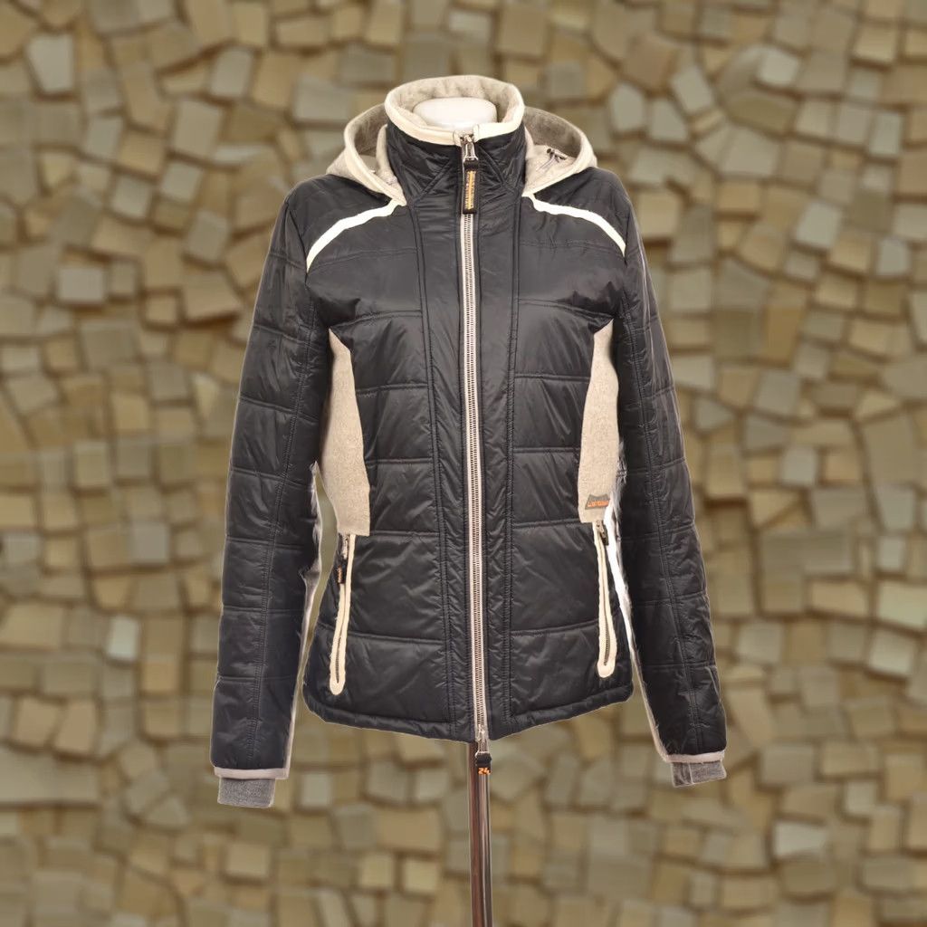 Vintage DDP Luis Trenker Berg Womens Primaloft Jacket X1520 Size M Black Jacket Womens Size M / US 6-8 / IT 42-44 - 1 Thumbnail