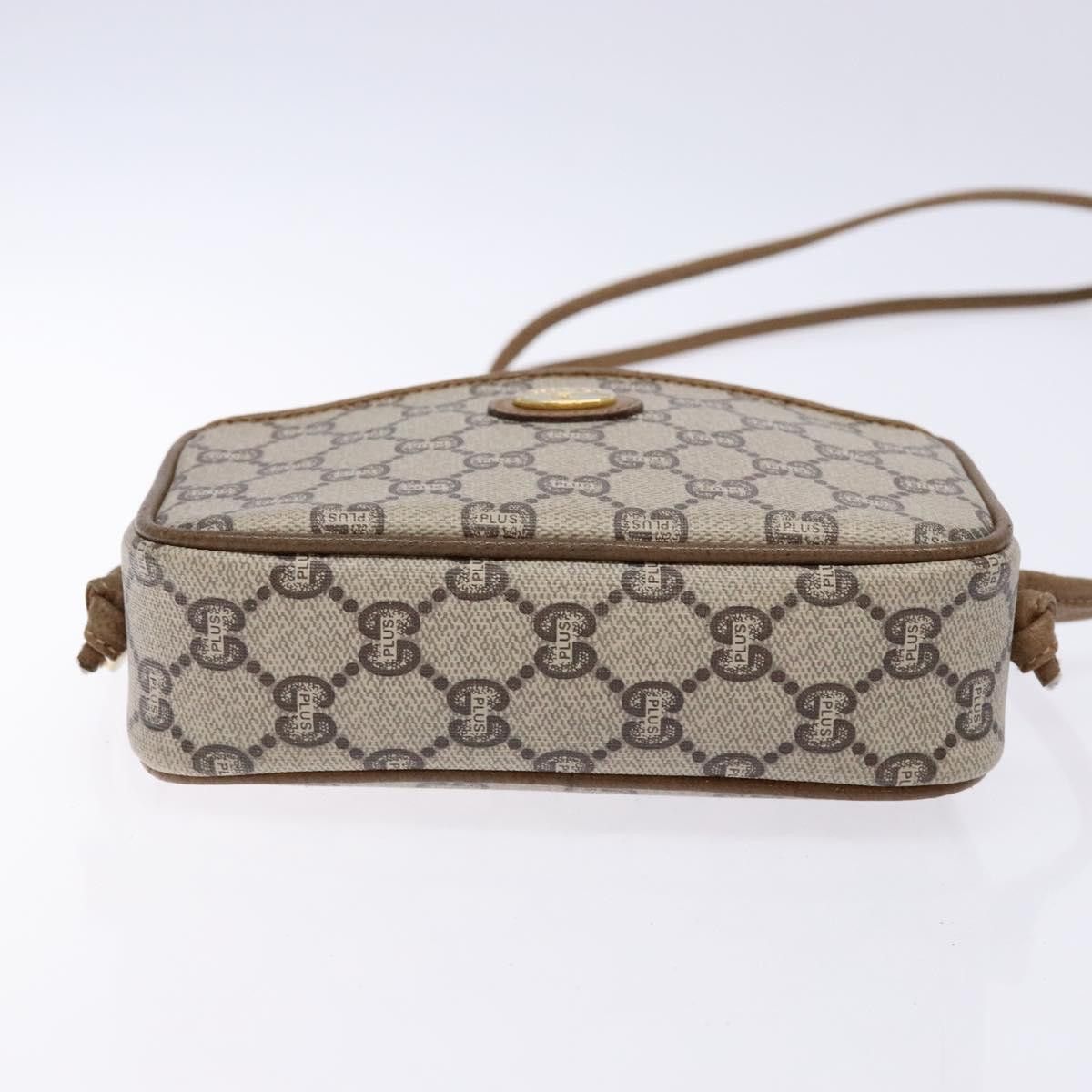 Gucci GUCCI GG Plus Supreme Shoulder Bag Pvc Beige Gold Size ONE SIZE - 9 Thumbnail