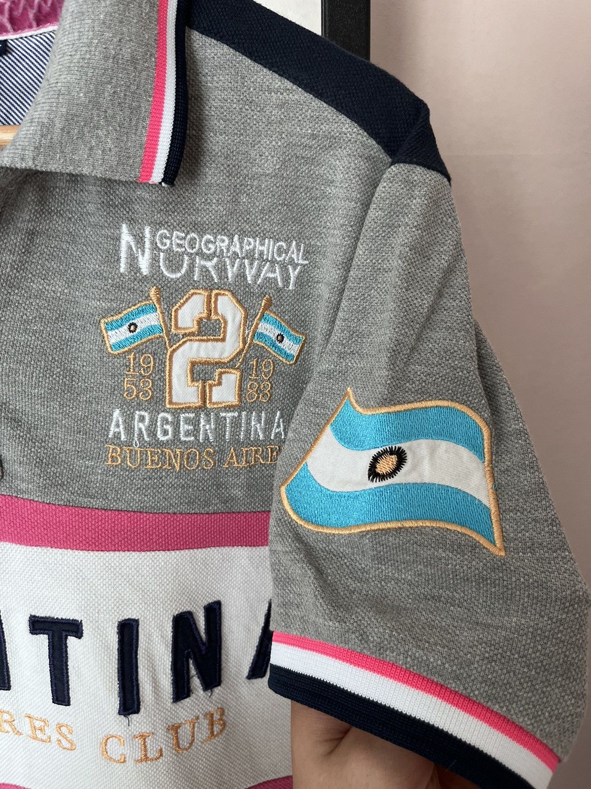 Vintage Polo Geographical Norway Argentina Buenos Aires VINTAGE Size US XXL / EU 58 / 5 - 8 Thumbnail