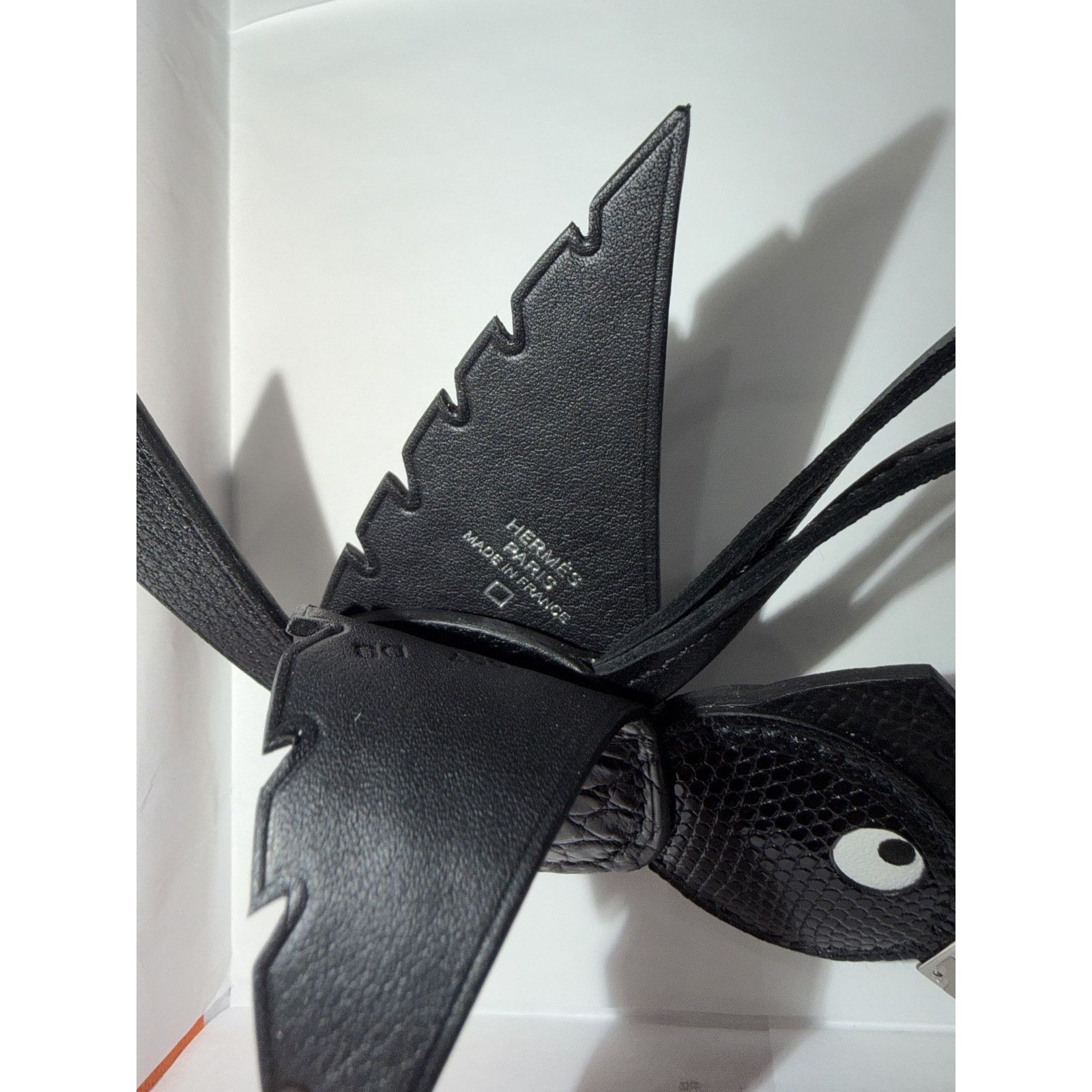Hermes Hermes Birdy Birdie Black Alligator Lizard Chevre Bag Charm Size ONE SIZE - 18 Thumbnail