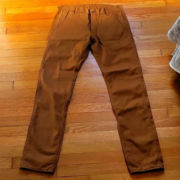 image of Railcar Fine Goods 12Oz Duck Pants in Duck Brown, Men's (Size 33)