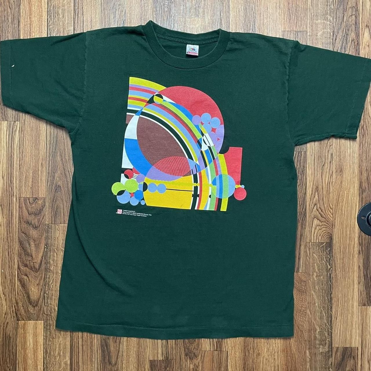 Vintage Frank Lloyd Wright Vintage Shirt Green XL March Balloons Size US XL / EU 56 / 4 - 1 Thumbnail
