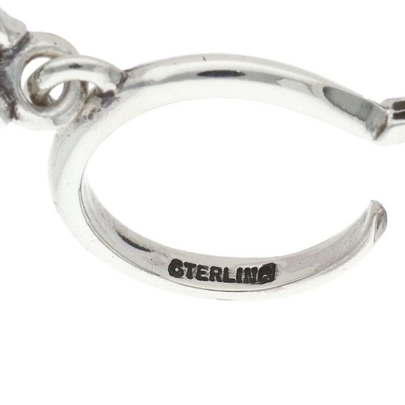 Chrome Hearts Chrome Hearts Dagger Hoop Silver Earring Size ONE SIZE - 3 Thumbnail