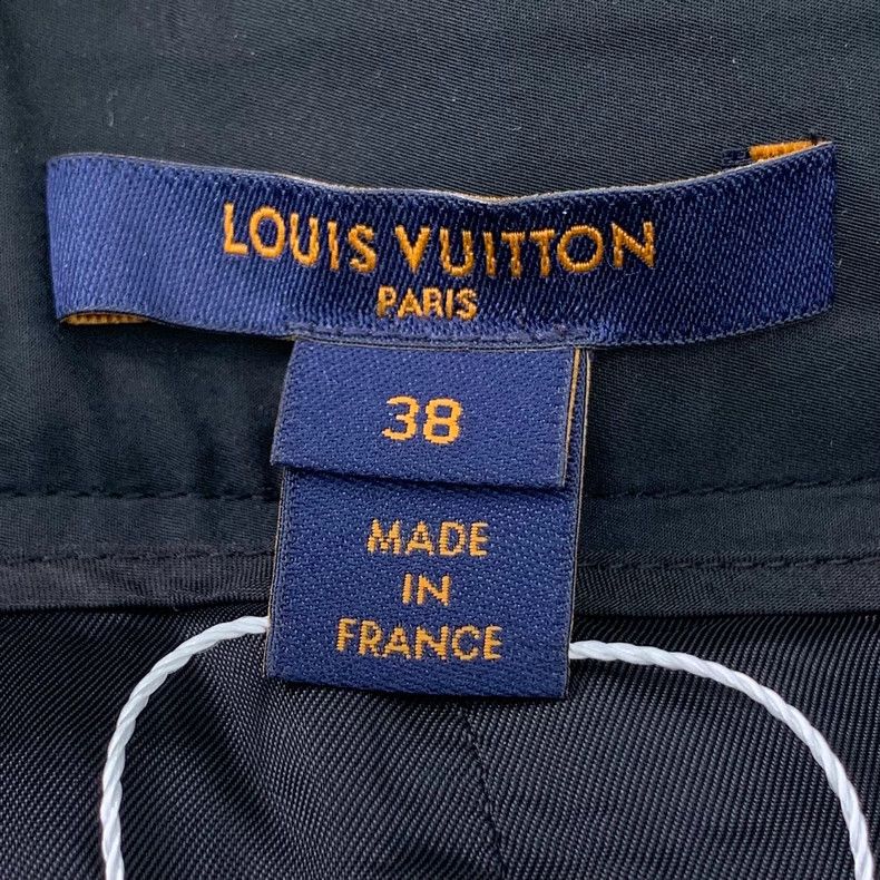 Louis Vuitton Louis Vuitton Black logo old flower belt linen casual skir Size 37" - 5 Thumbnail
