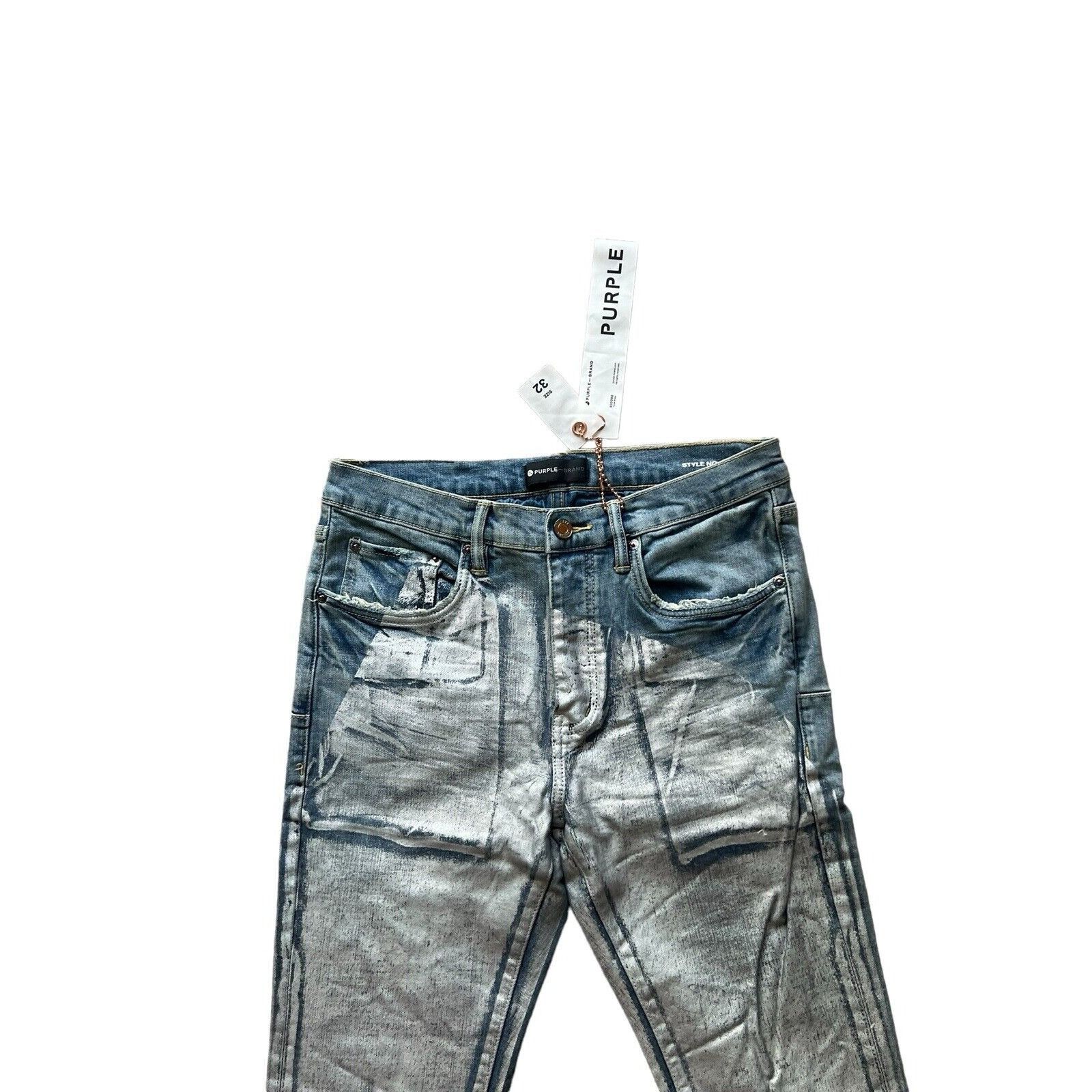 Purple Brand Purple Brand Jeans Mens Slim Fit P001 Blue Size 32/32 Size US 32 / EU 48 - 2 Thumbnail