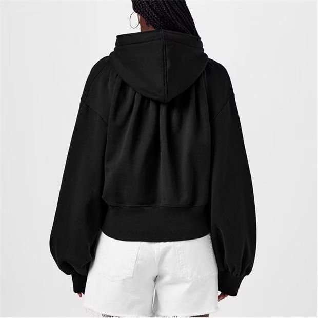 Lanvin o1g2r1mq1024 Zip Hoodie in Black Size S / US 4 / IT 40 - 5 Thumbnail