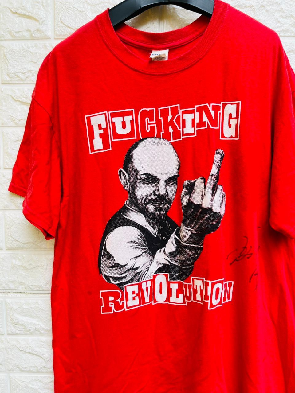 Japanese Brand × Vintage Vintage Fxking Revolution With Sign Designer Fashion Style Size US L / EU 52-54 / 3 - 3 Thumbnail