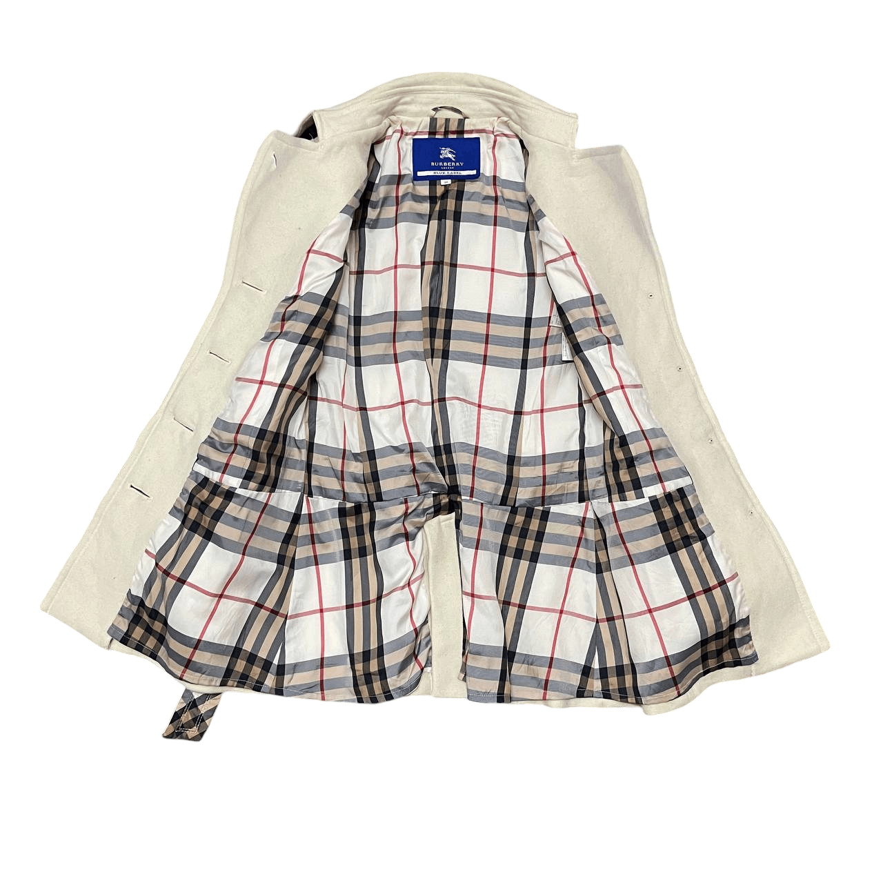 Burberry Vintage Burberry Blue Label Nova Check Wool Coat Size S / US 4 / IT 40 - 7 Thumbnail