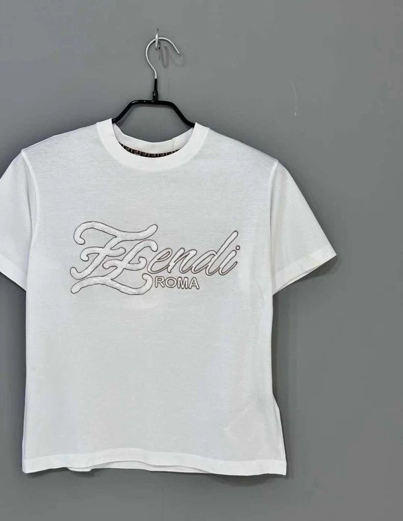 Fendi Fendi Logo Short Sleeve TShirt Size US S / EU 44-46 / 1 - 2 Thumbnail