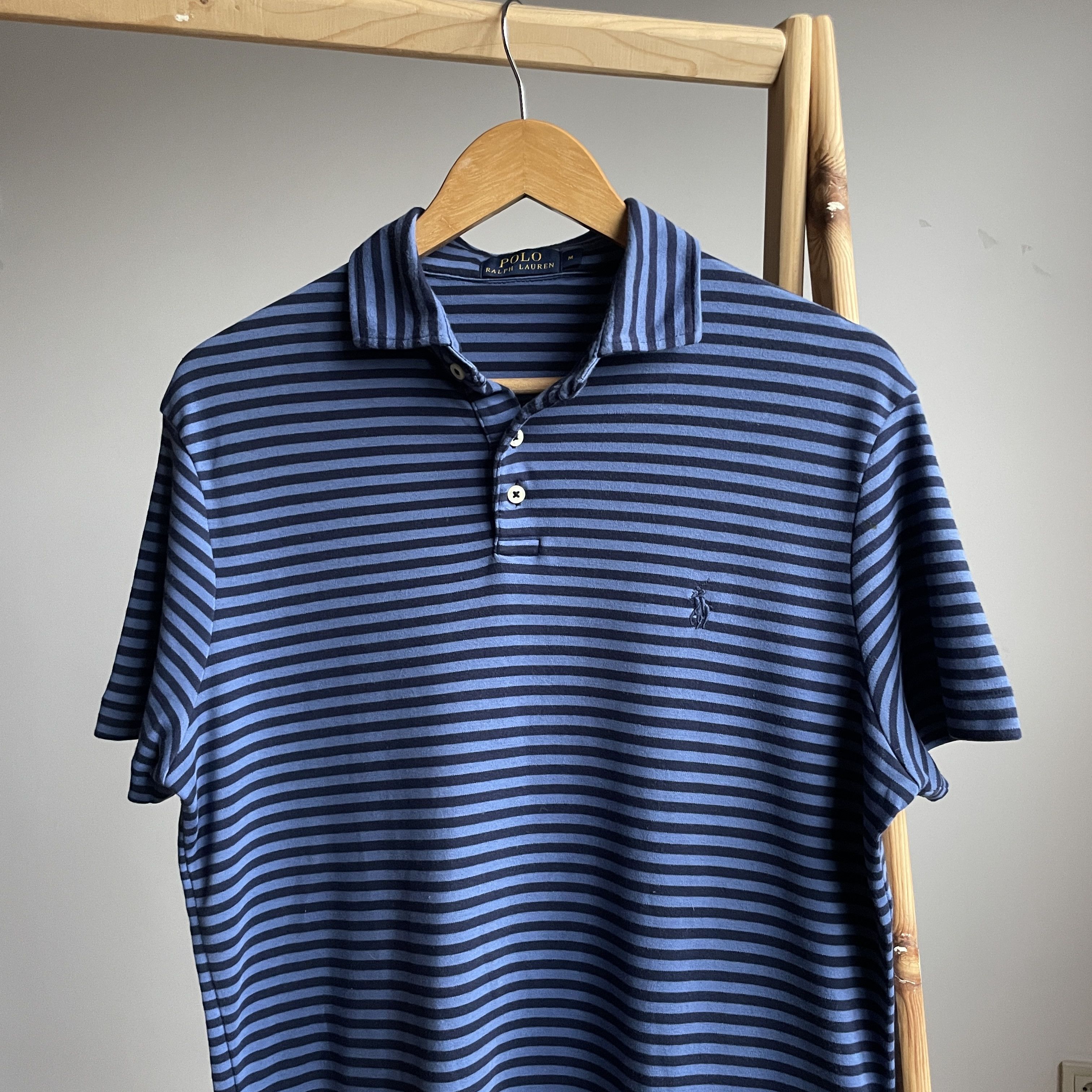 Polo Ralph Lauren Polo Ralph Lauren Striped Polo T-Shirt Size M Size US M / EU 48-50 / 2 - 3 Thumbnail