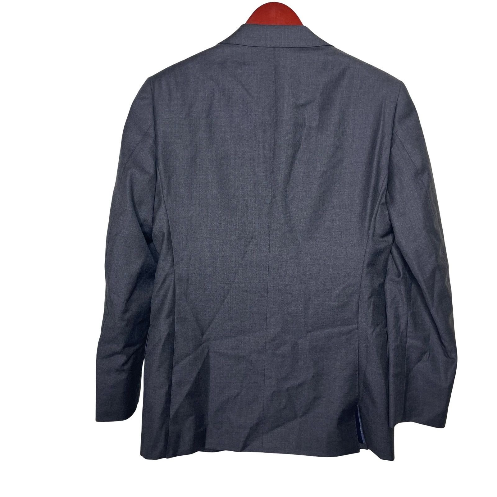 Suitsupply Suitsupply Grey Tailored Fit Lazio Suit Jacket Wool US 38 Size 38R - 3 Thumbnail