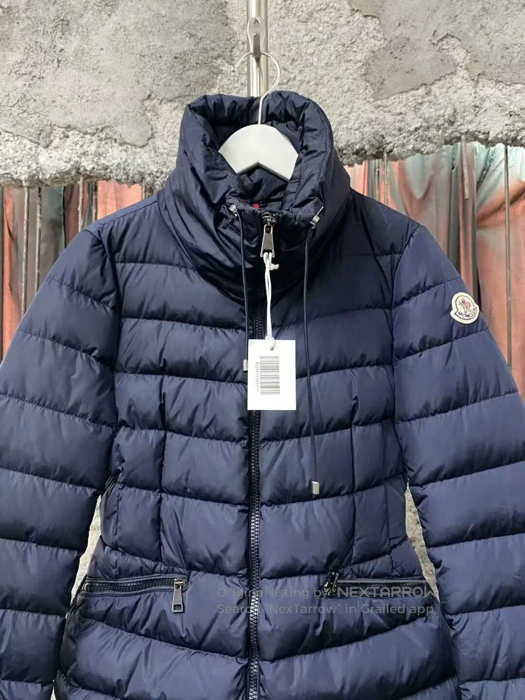 Moncler navy blue down jacket by Moncler. Size US XS / EU 42 / 0 - 3 Thumbnail